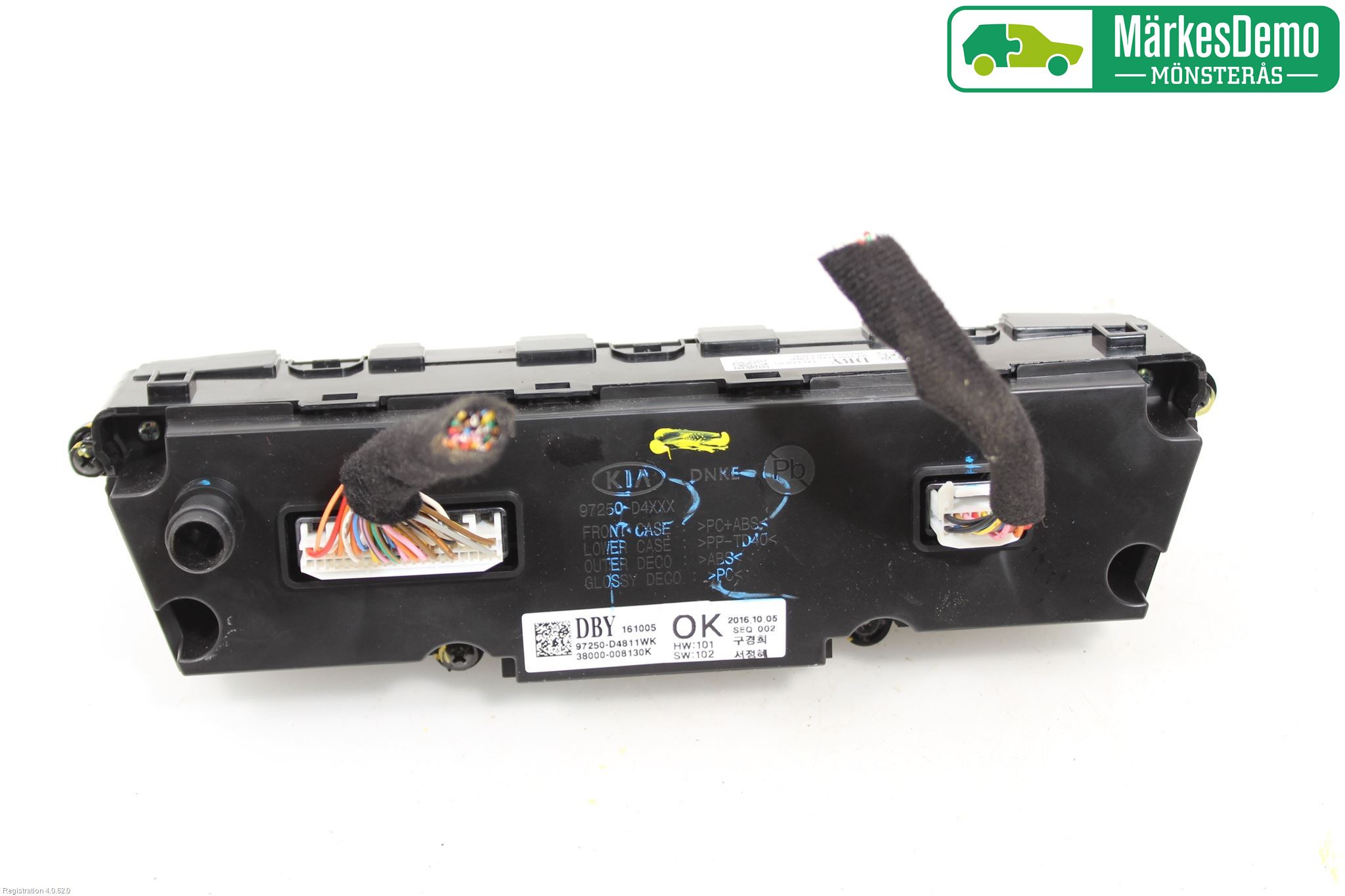 Kia OPTIMA 16-20 Varme Ac Betjening-Display