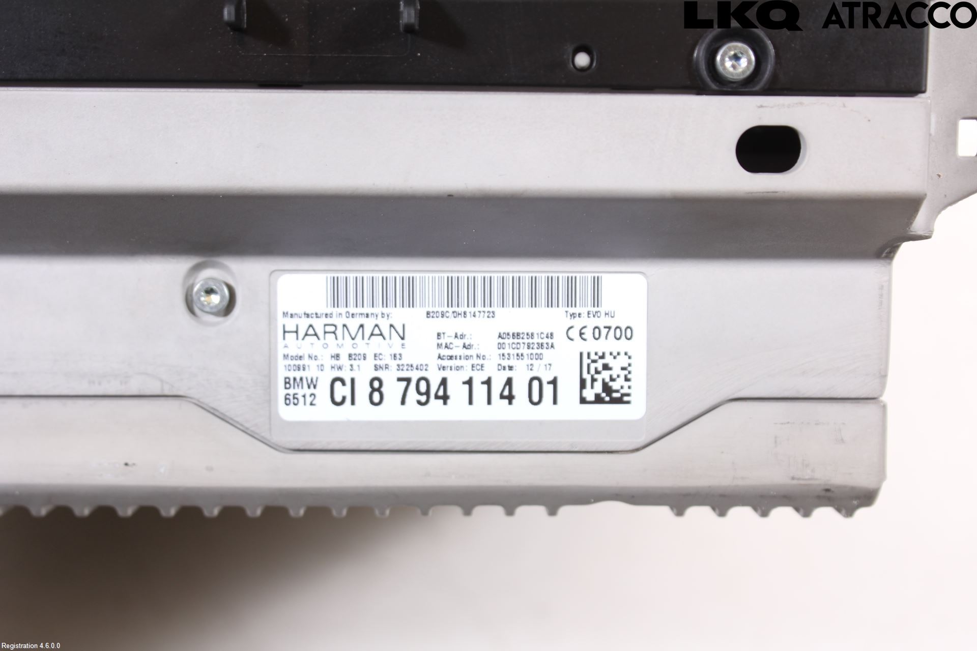 BMW 5 G30/G31/F90 17-23 Stereo Radio Med Cd