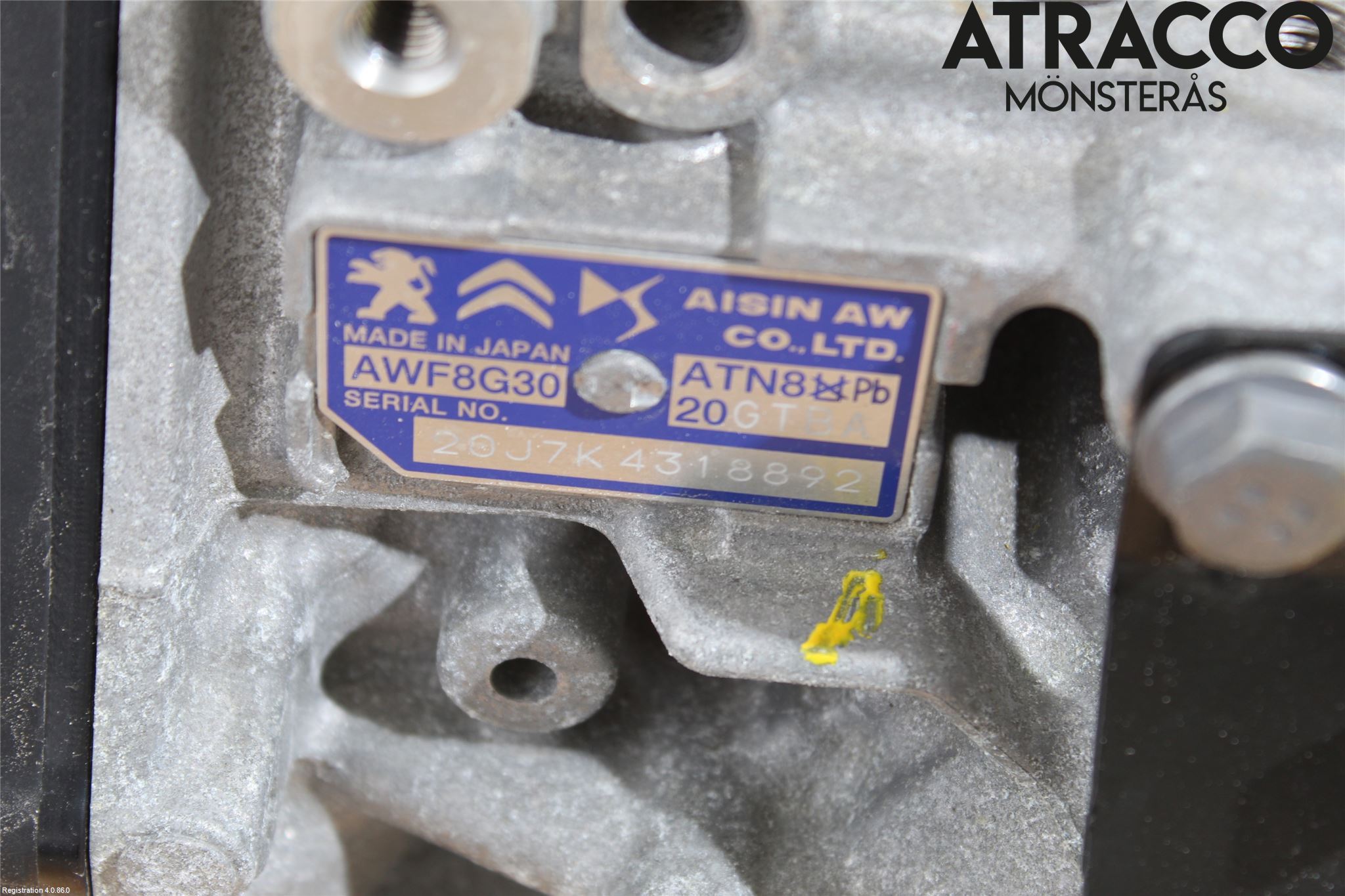 Peugeot 2008/E-2008 20- Gearkasse Automat