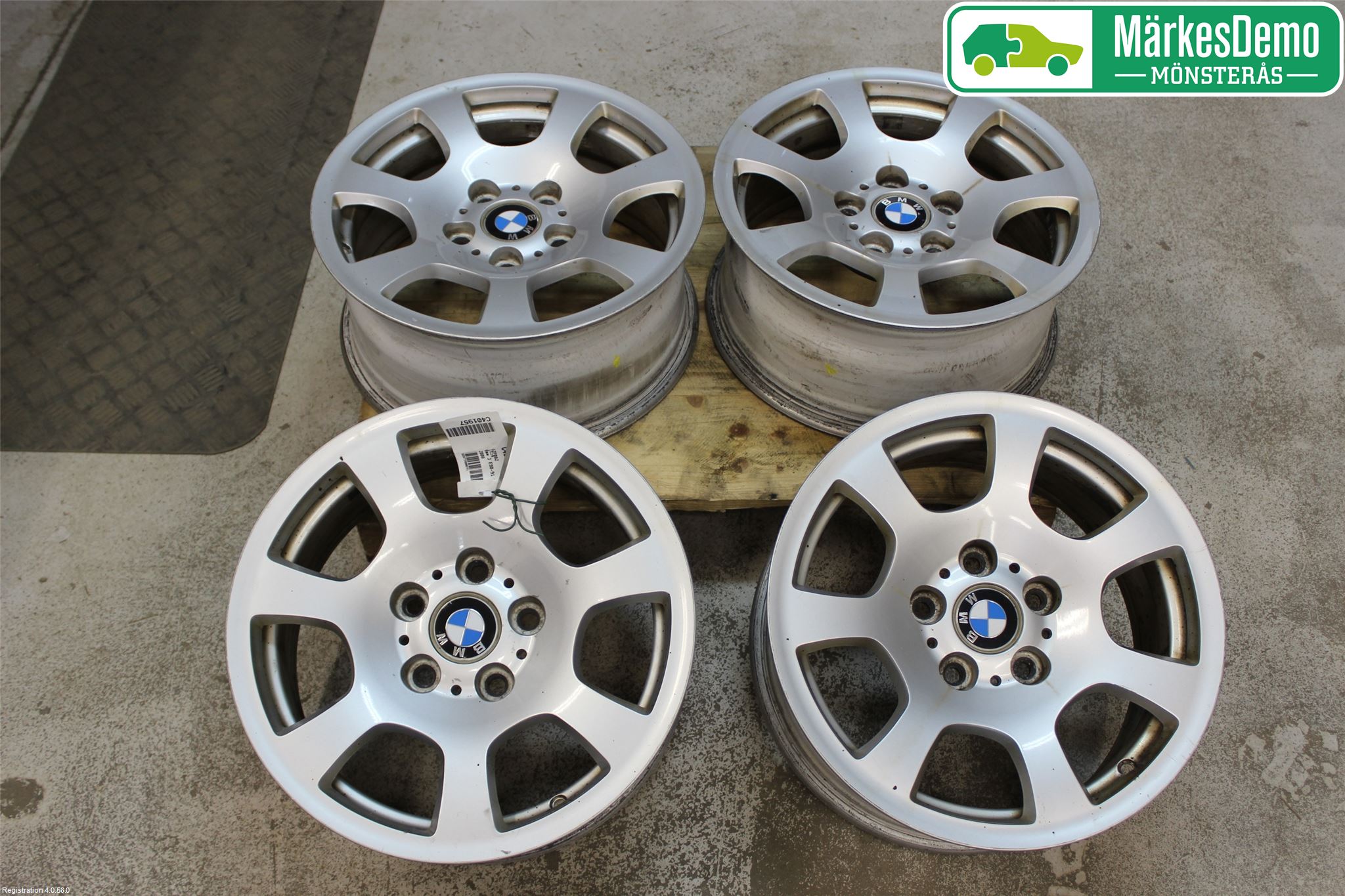 BMW 3 E90/91 SED/TOU 05-12 Felg Aluminium Sett 4Stk