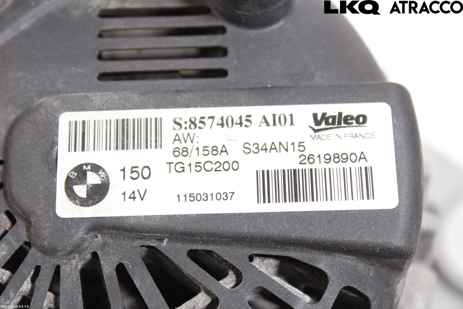 Toyota AVENSIS 16-18 Dynamo