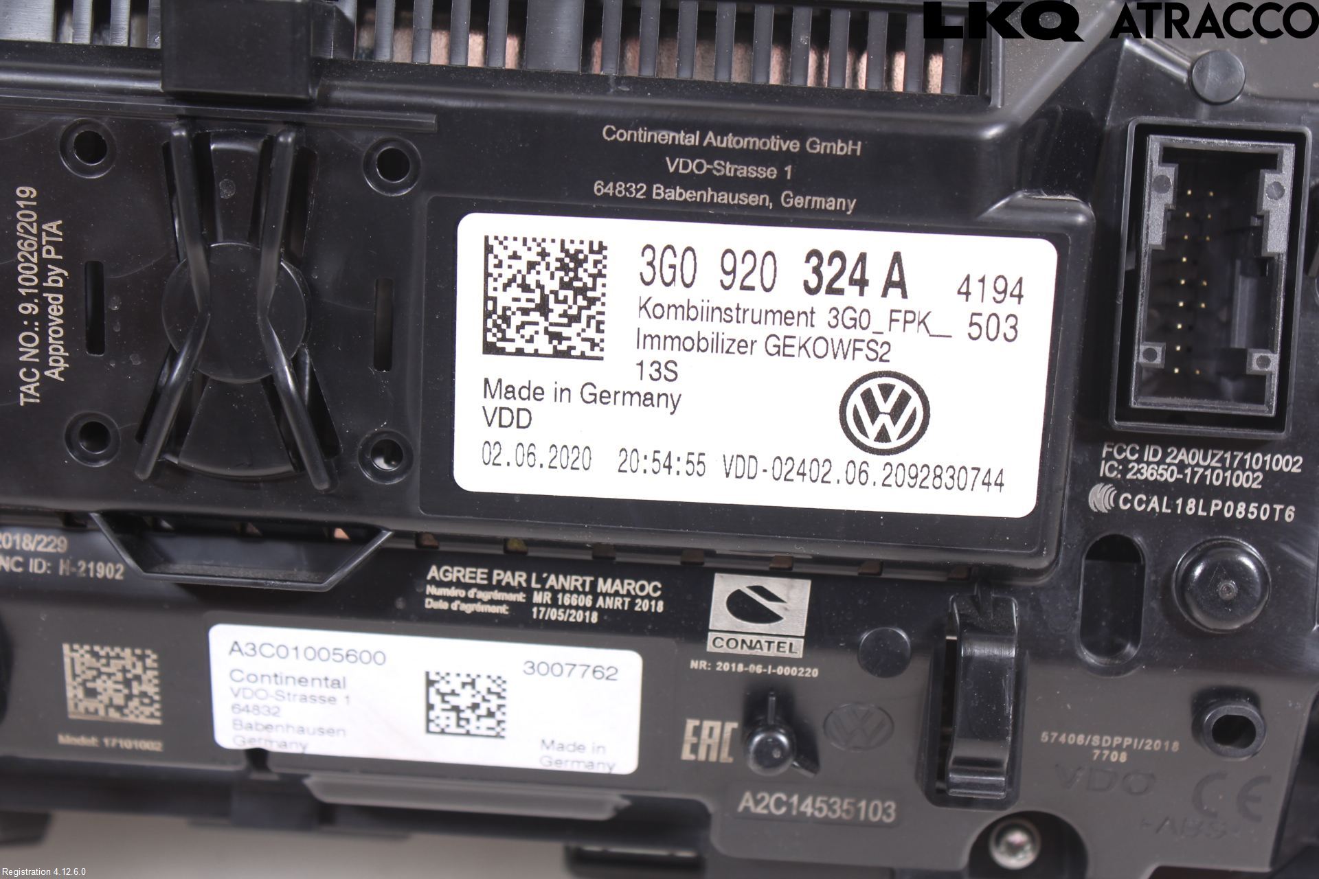 Volkswagen VW PASSAT 20-24 Instr Kombinert