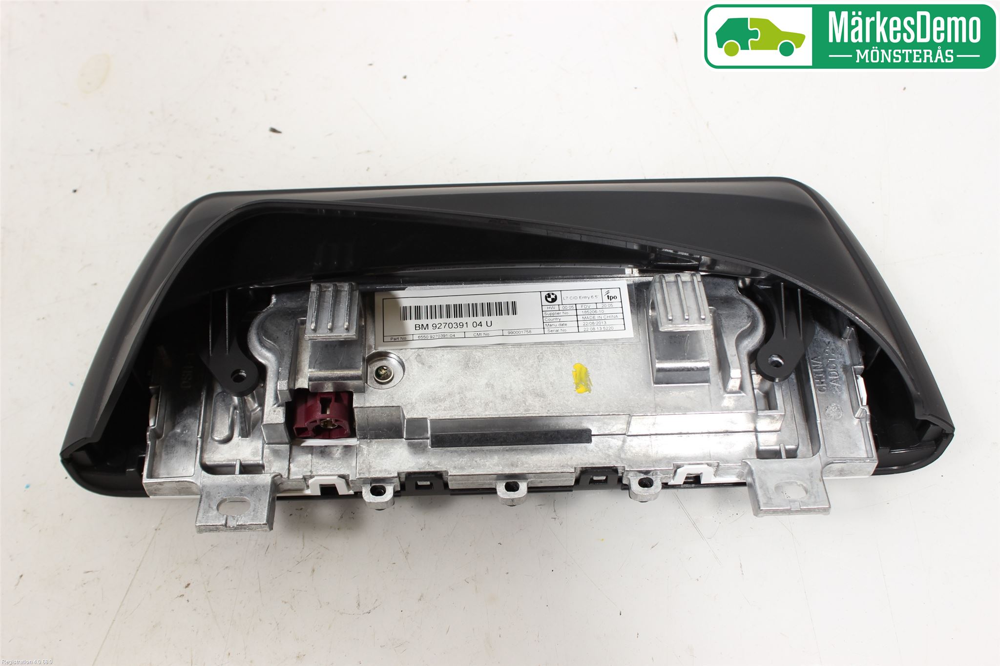 BMW 1 F20/F21 11-19 Instr Skjerm Dvd-Gps-Ac-Tlf
