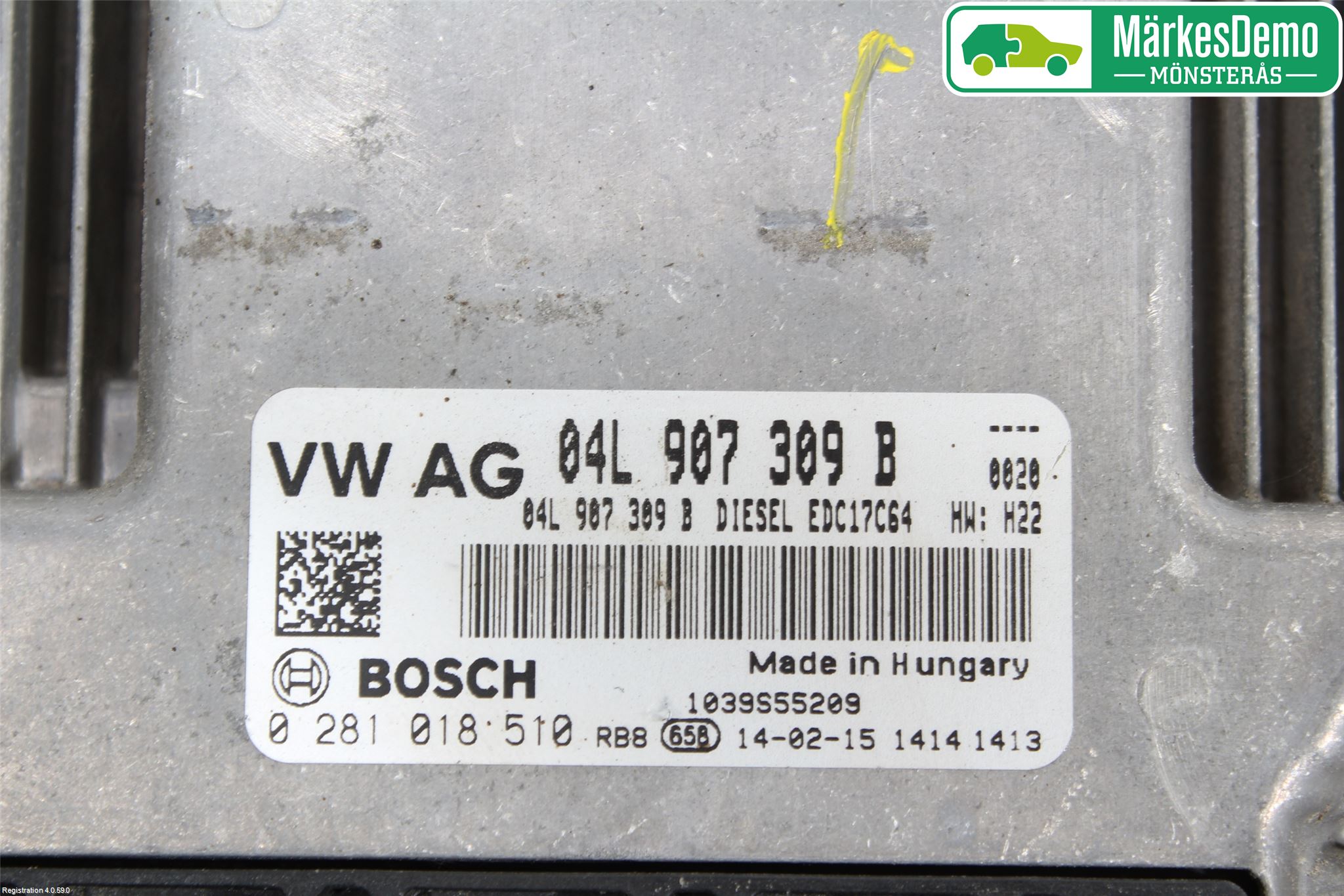 Volkswagen VW GOLF / E-GOLF VII 13-20 Styreenhet Innsprøytning