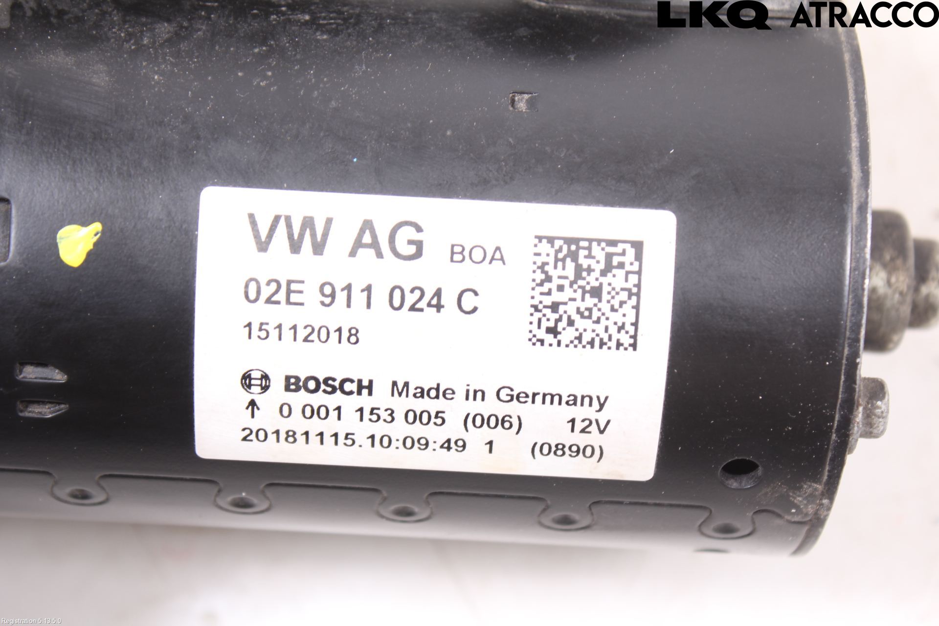 Volkswagen VW TRANSP/CARAVELLE (T6) 16-22 Startmotor Diesel