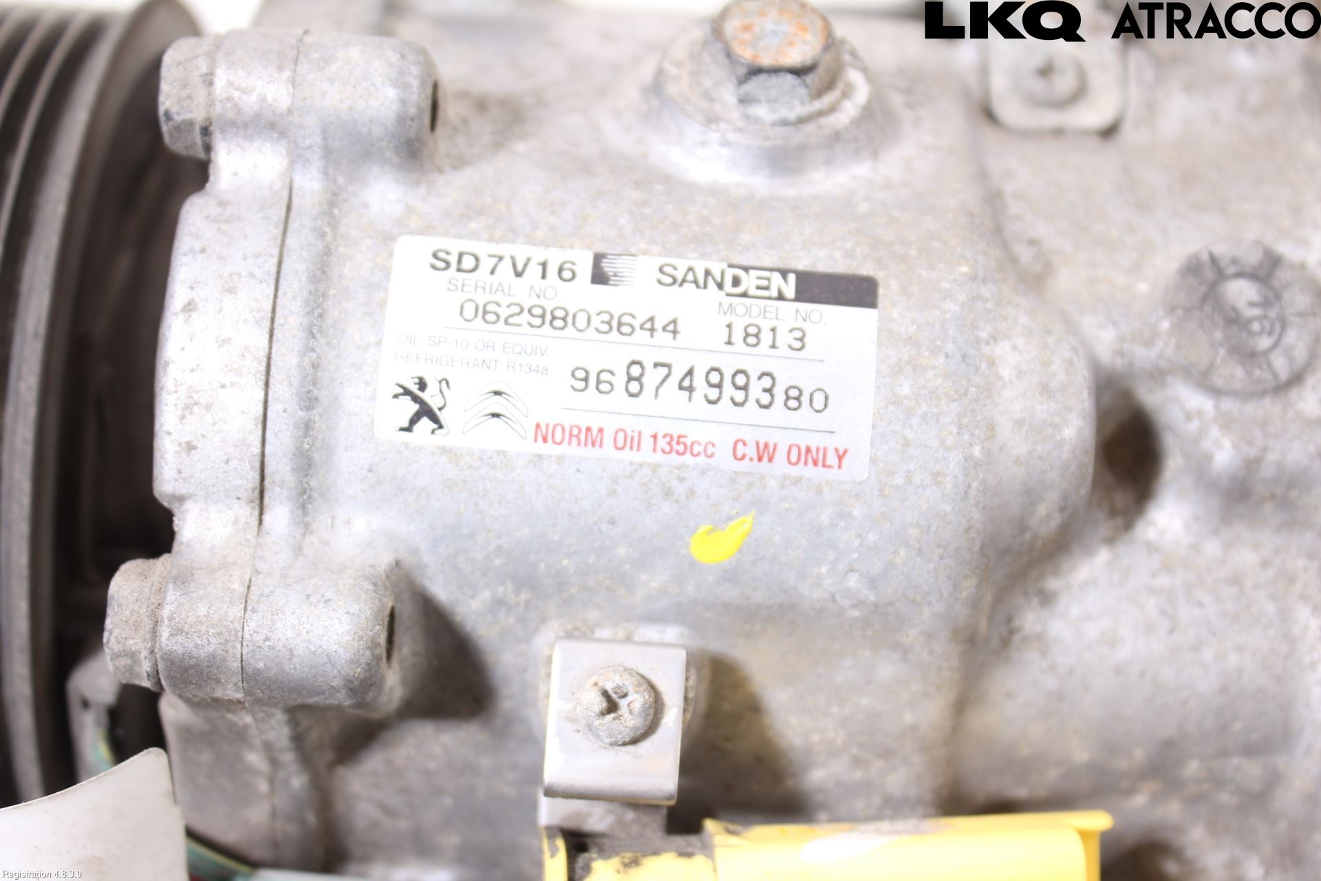 Fiat SCUDO 07-16 Varme Ac Kompressor