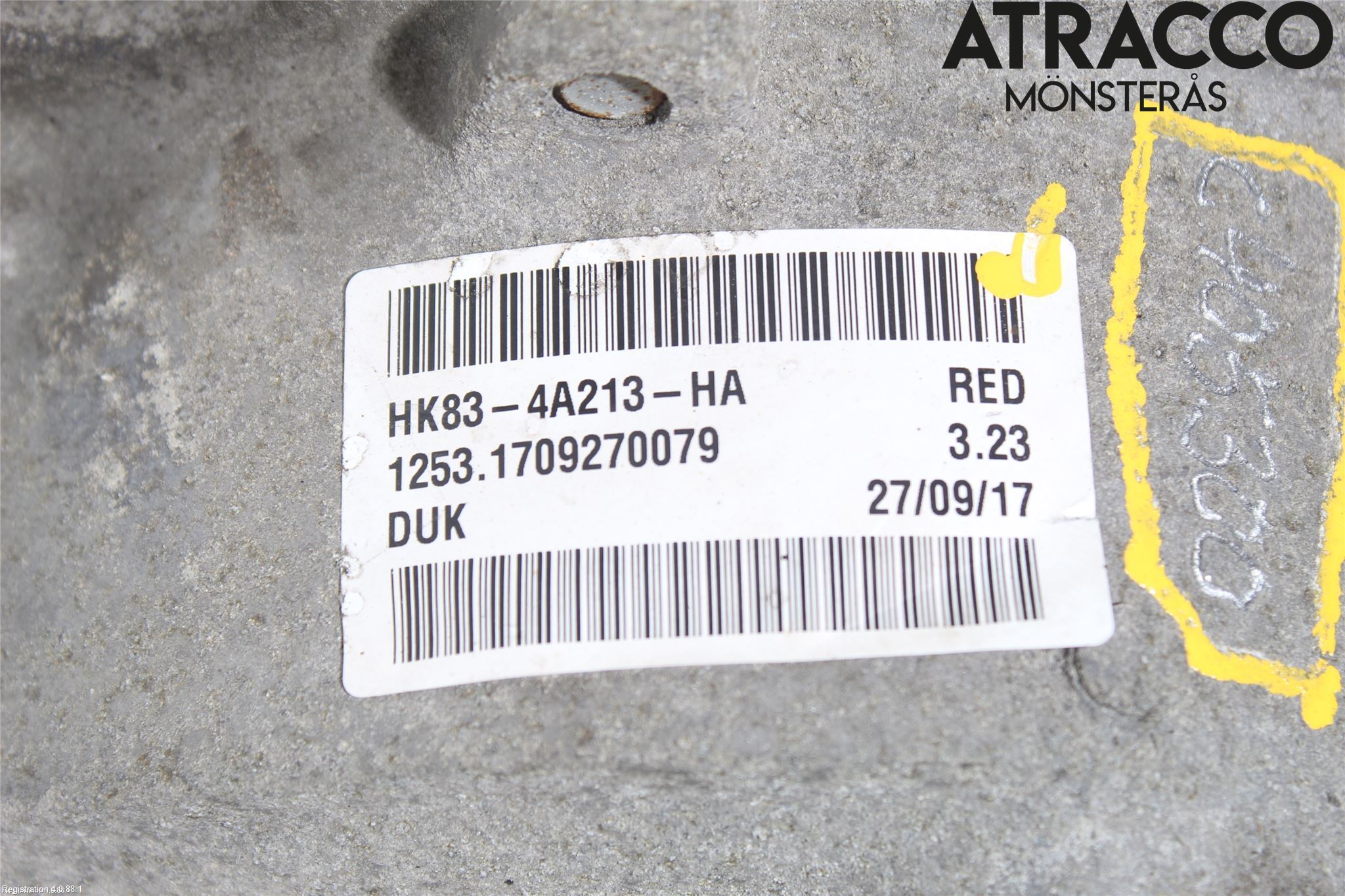 Landrover RANGE ROVER VELAR (L560) 17- Bakaksel Kardang Bak -Diff