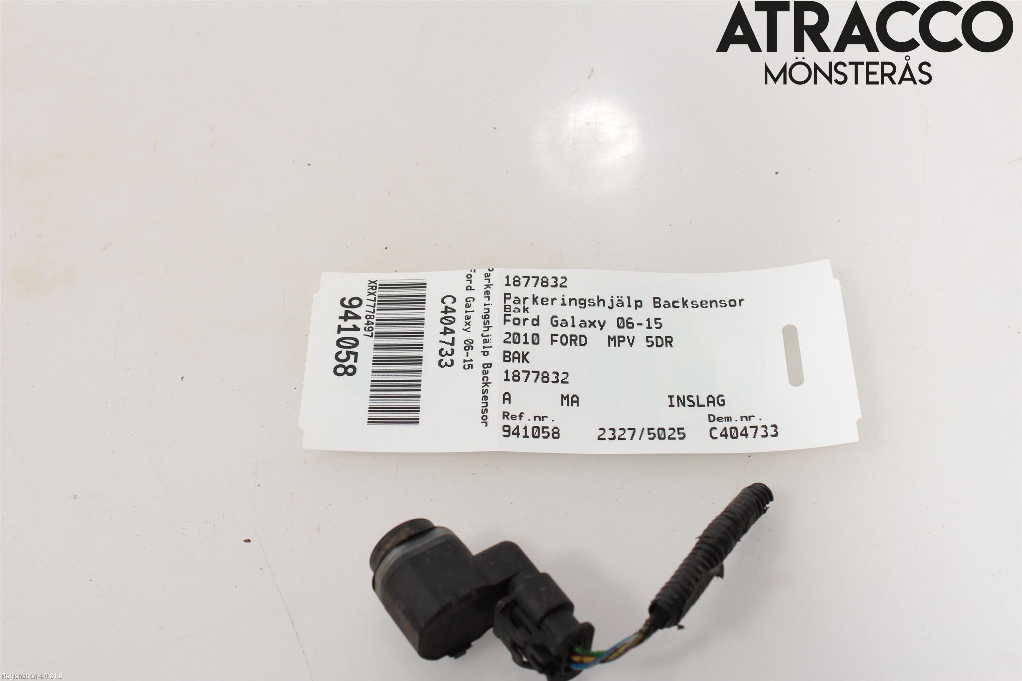 Ford GALAXY 06-15 Sensor Ryggesensor