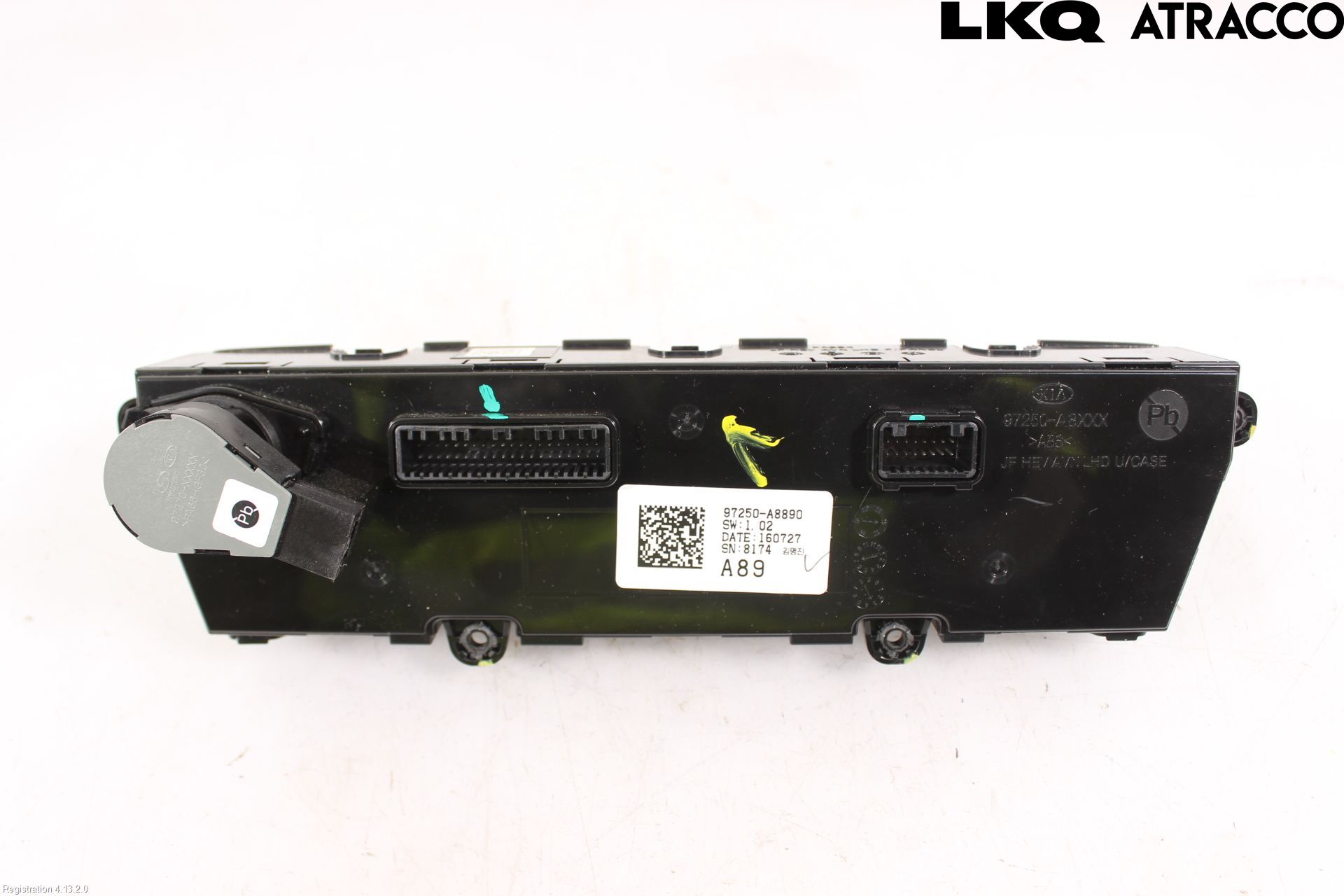 Kia OPTIMA 16-20 Varme Ac Betjening-Display