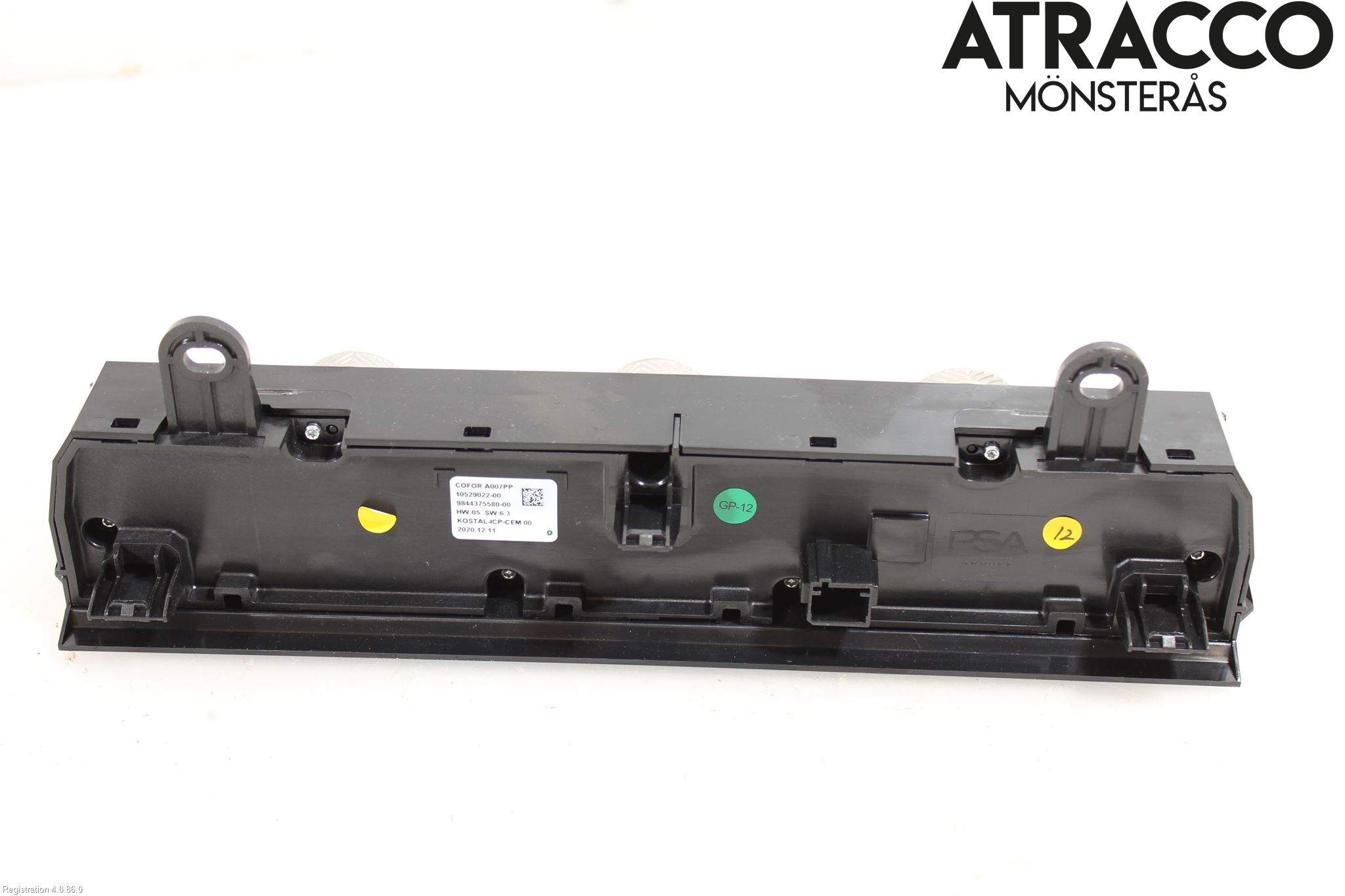 Citroen C4/E-C4 C4X/E-C4X III 21- Varme Ac Betjening-Display