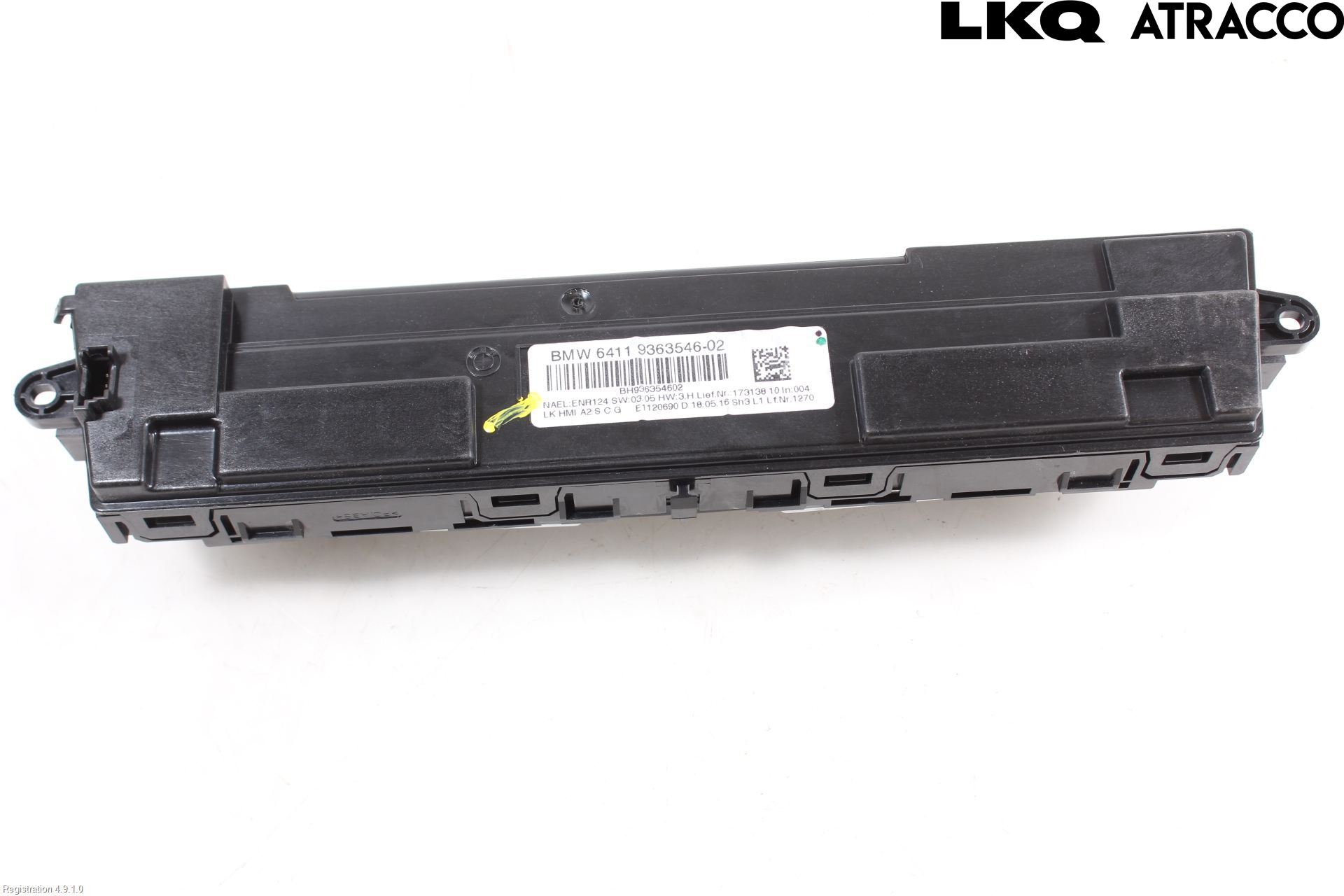 BMW 3 F30/F31/F80 12-19 Varme Ac Betjening-Display