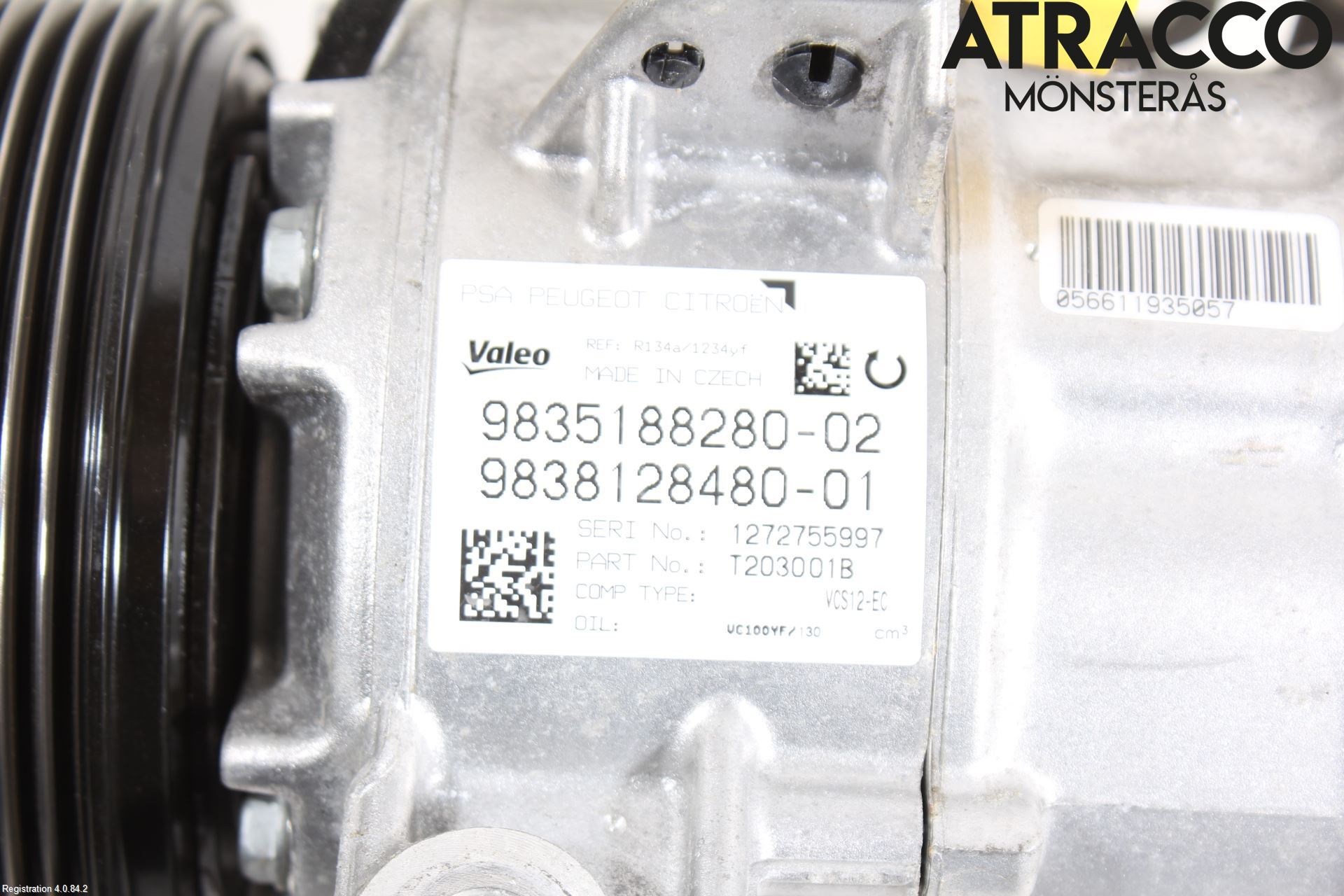Peugeot 3008 17-24 Varme Ac Kompressor