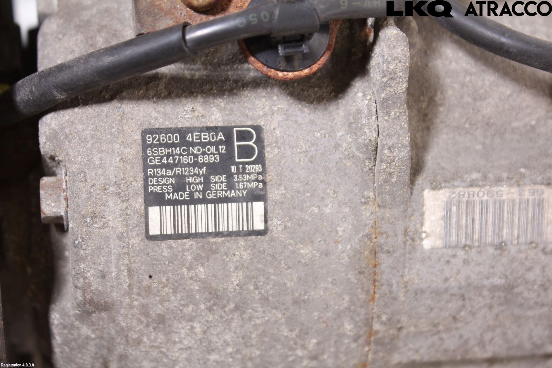 Nissan QASHQAI 14-17 Varme Ac Kompressor