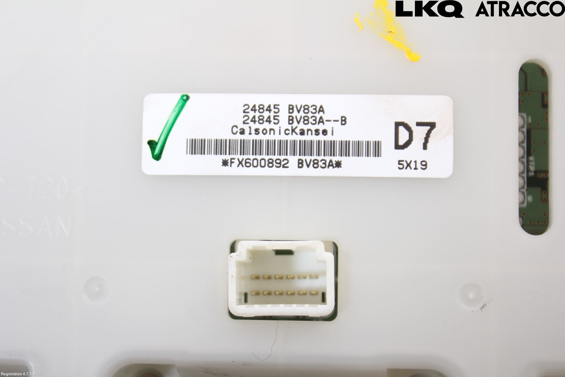 Nissan JUKE 14-19 Varme Ac Betjening-Display