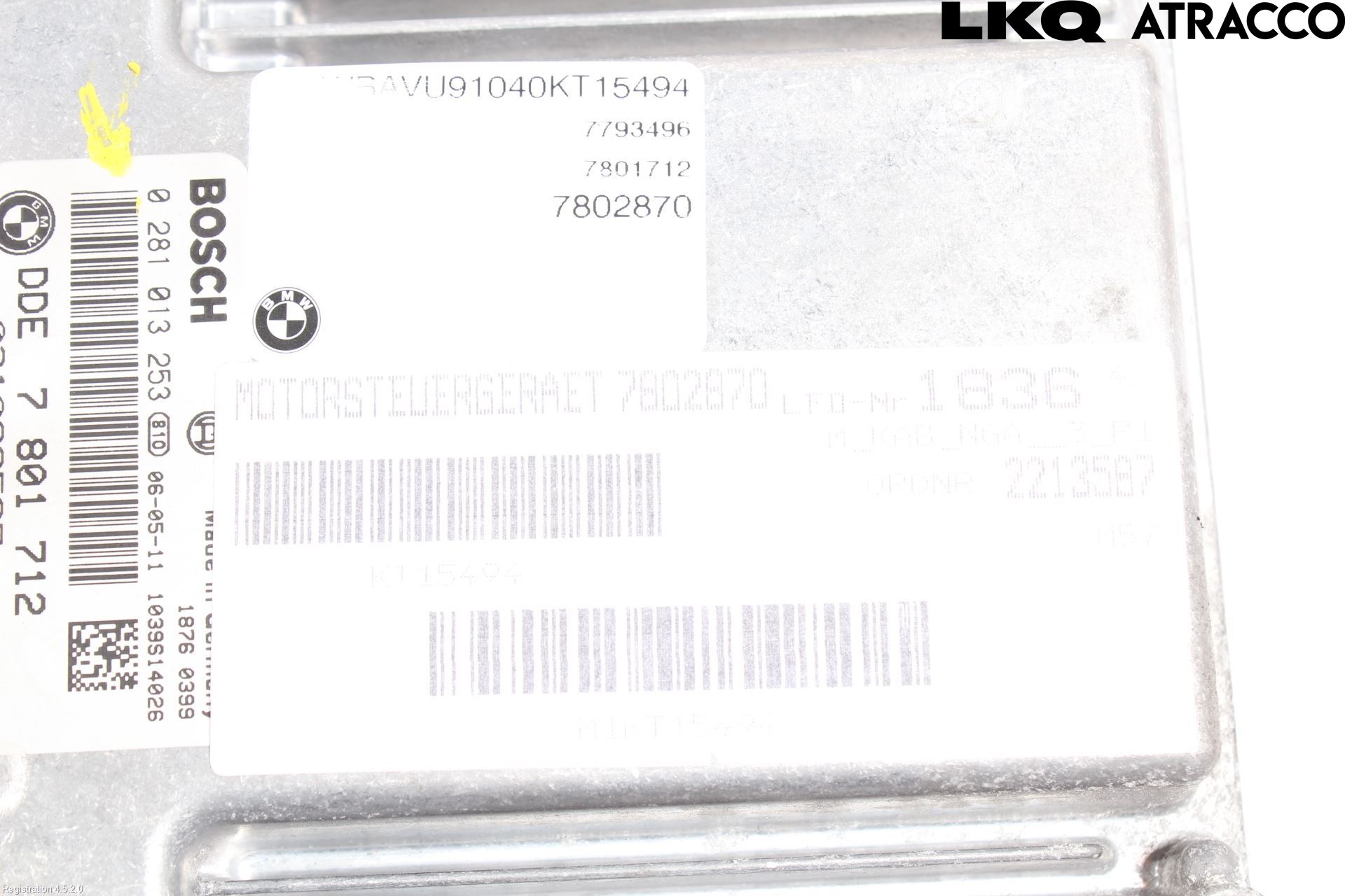 BMW 3 E90/91 SED/TOU 05-12 Styreenhet Dieselpumpe