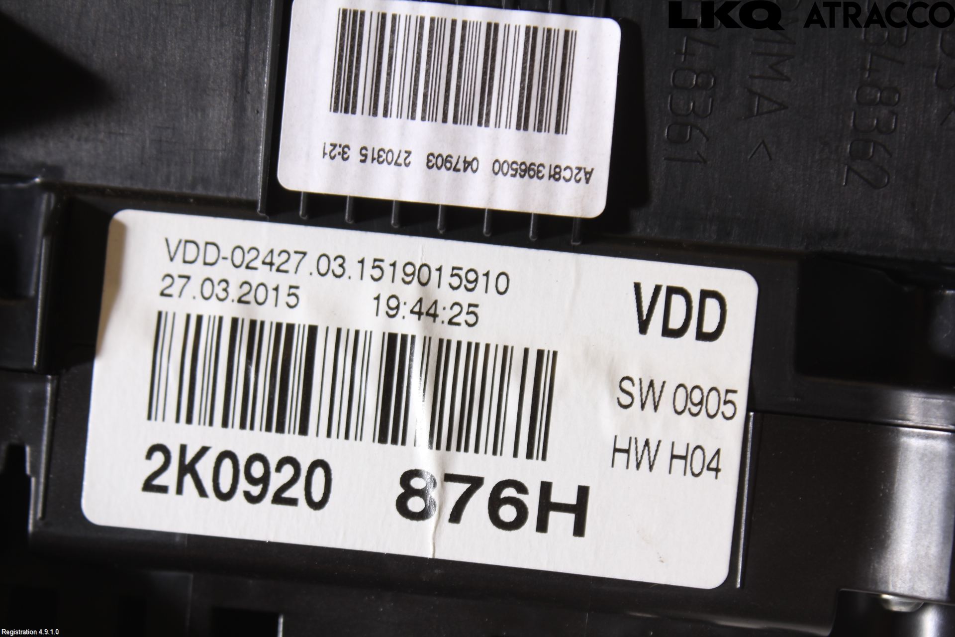 Volkswagen VW CADDY 11-15 Instr Kombinert