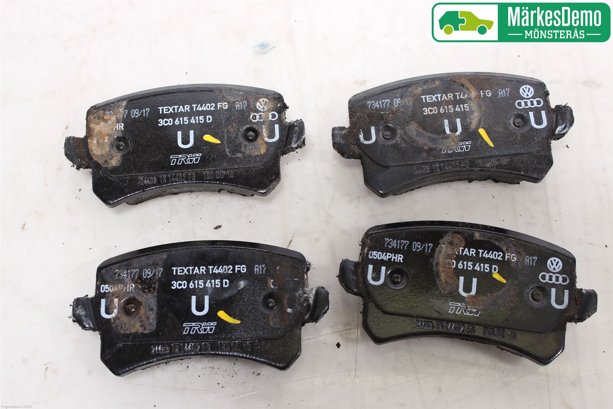 Volkswagen VW PASSAT 05-11 Bremsebelegg Bak