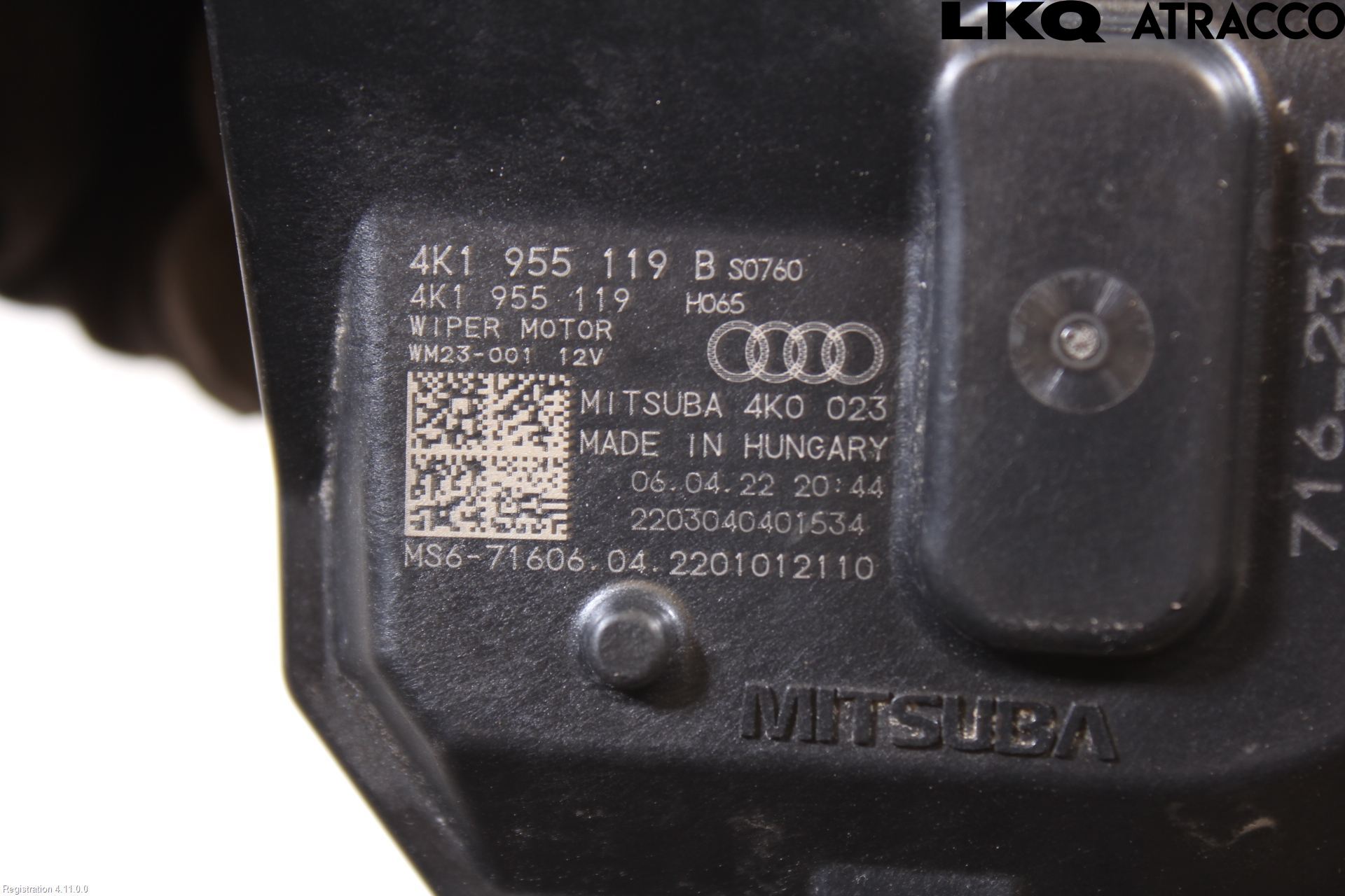 Audi A6 F2/C8 19- Viskermotor Frontrute