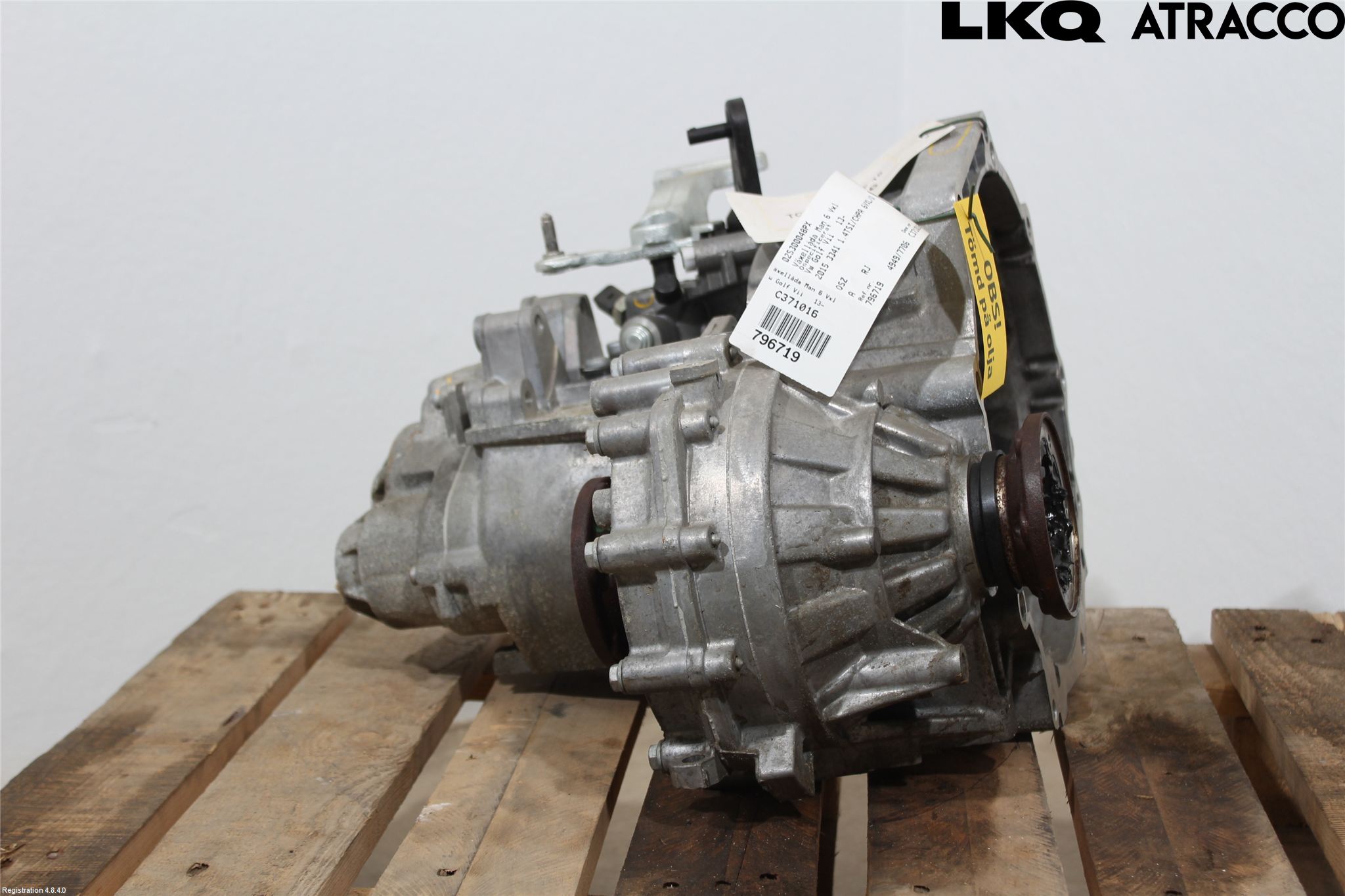 Volkswagen VW GOLF / E-GOLF VII 13-20 Gearkasse 6 Trinn