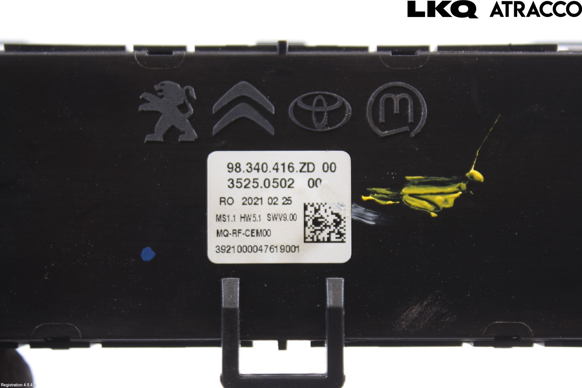 Citroen JUMPY/E-JUMPY 16- Varme Ac Betjening-Display