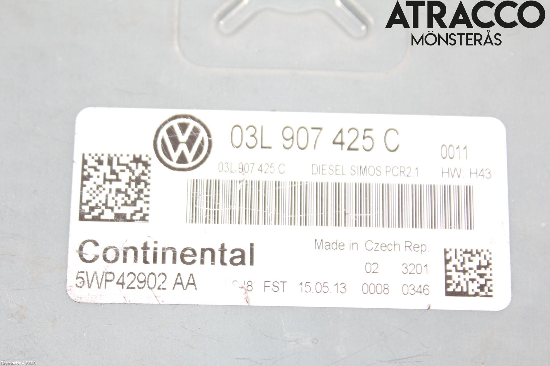 Volkswagen VW GOLF PLUS/CROSS GOLF 04-14 Styreenhet Innsprøytning