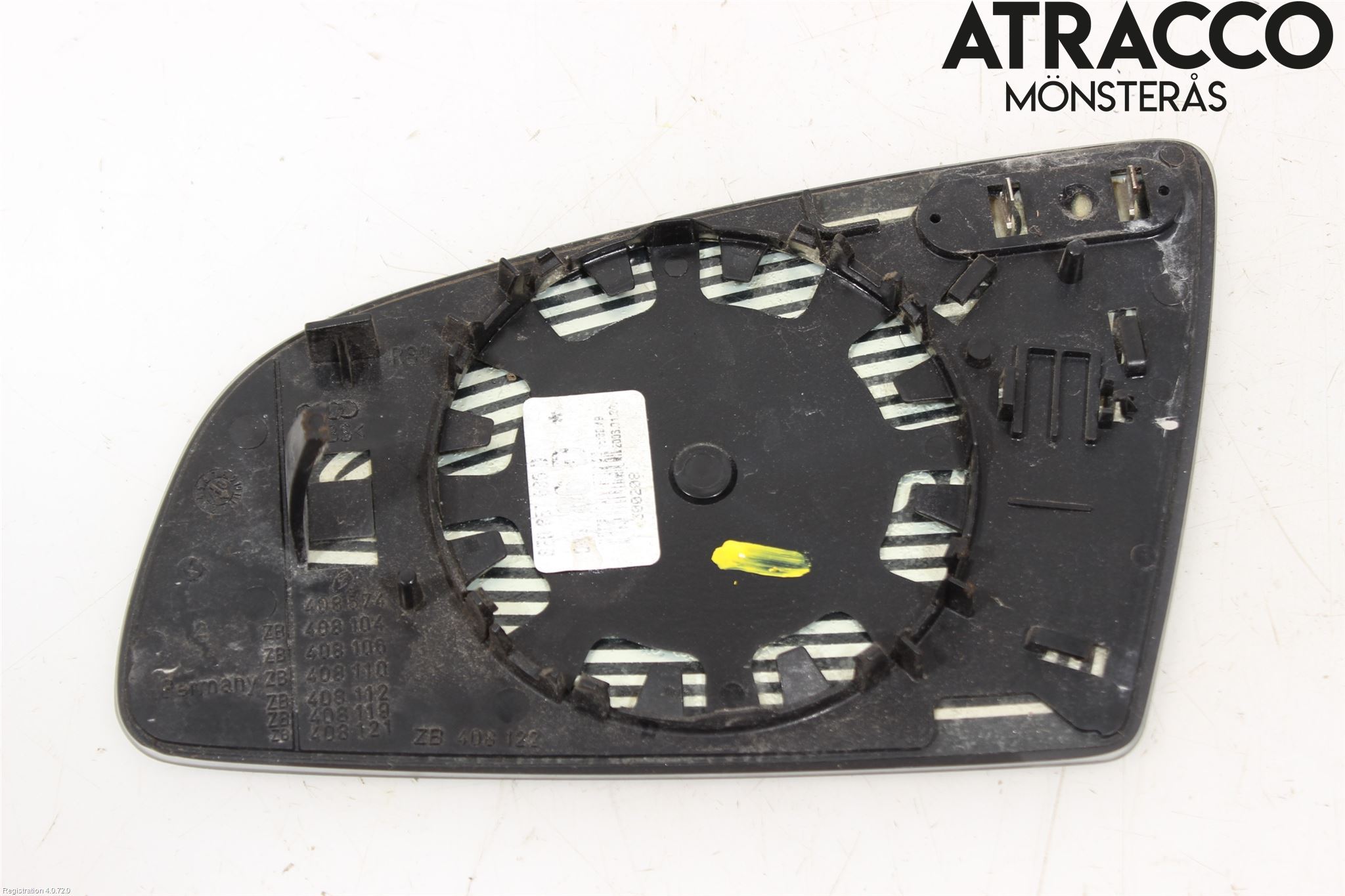 Audi A4/S4 05-07 Speil Glass H