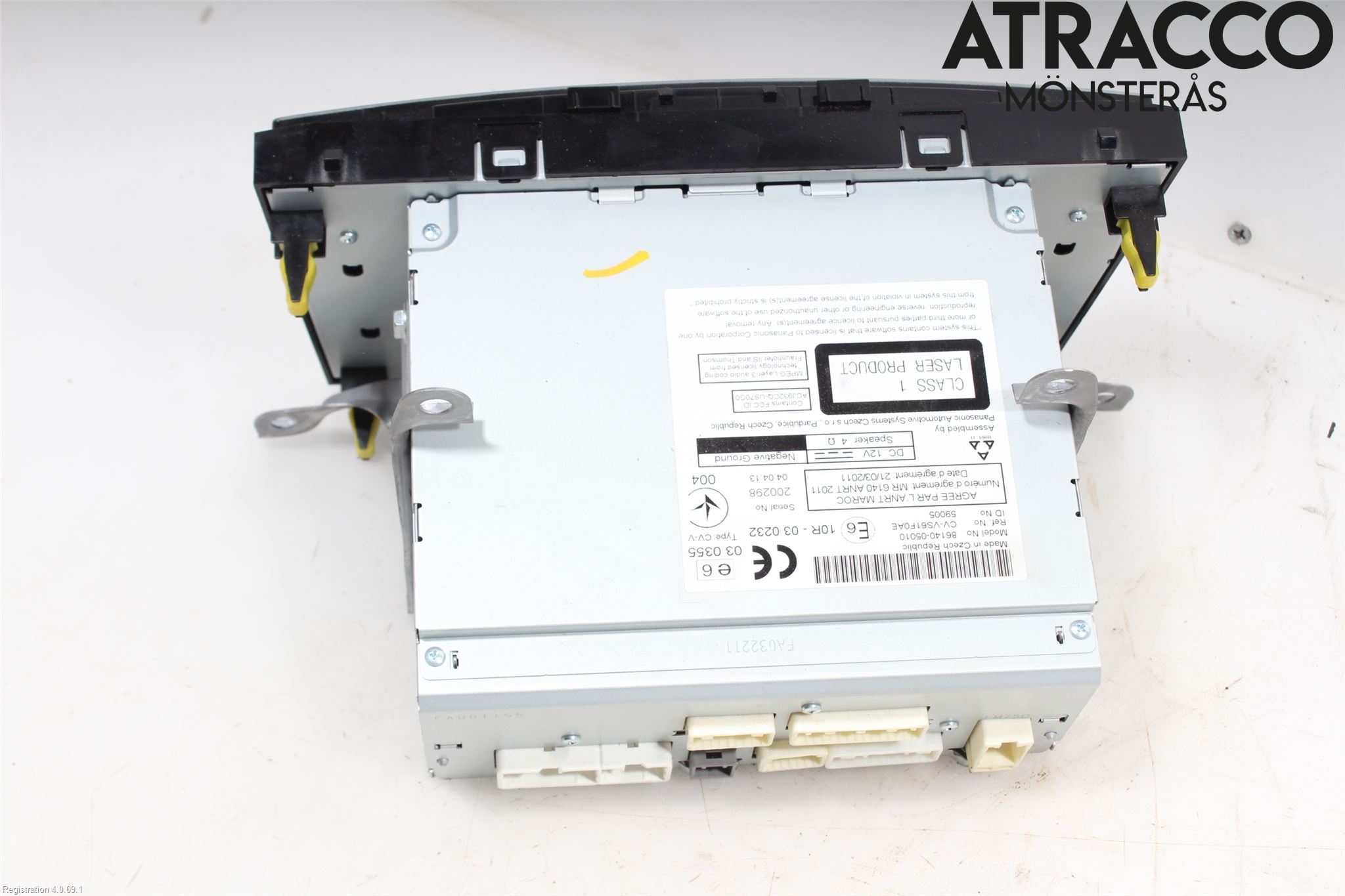 Toyota AVENSIS 09-15 Stereo Radio Med Cd