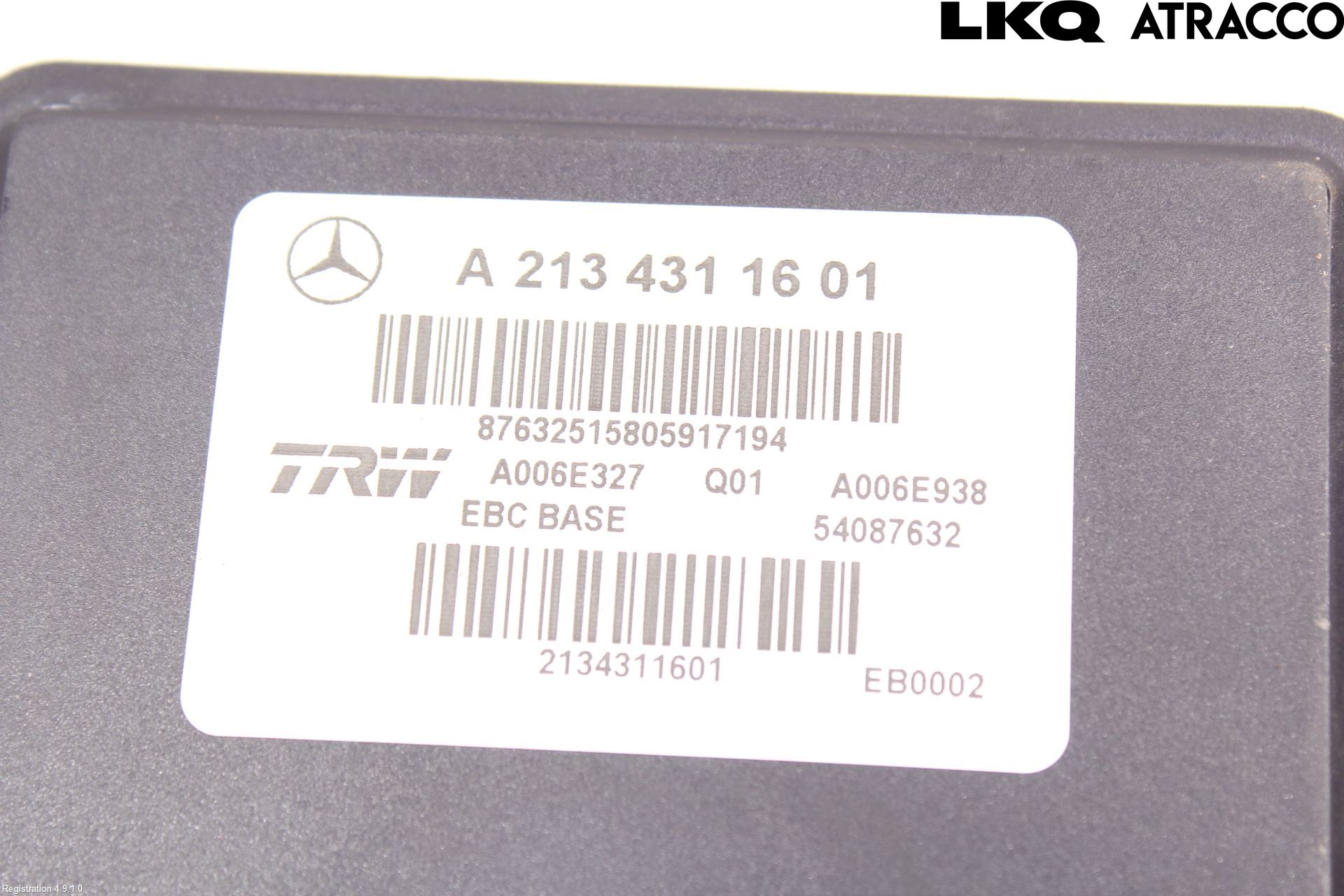 Mercedes-Benz MB E-KLASS (W213) 16-23 Abs Hydraulikkaggregat