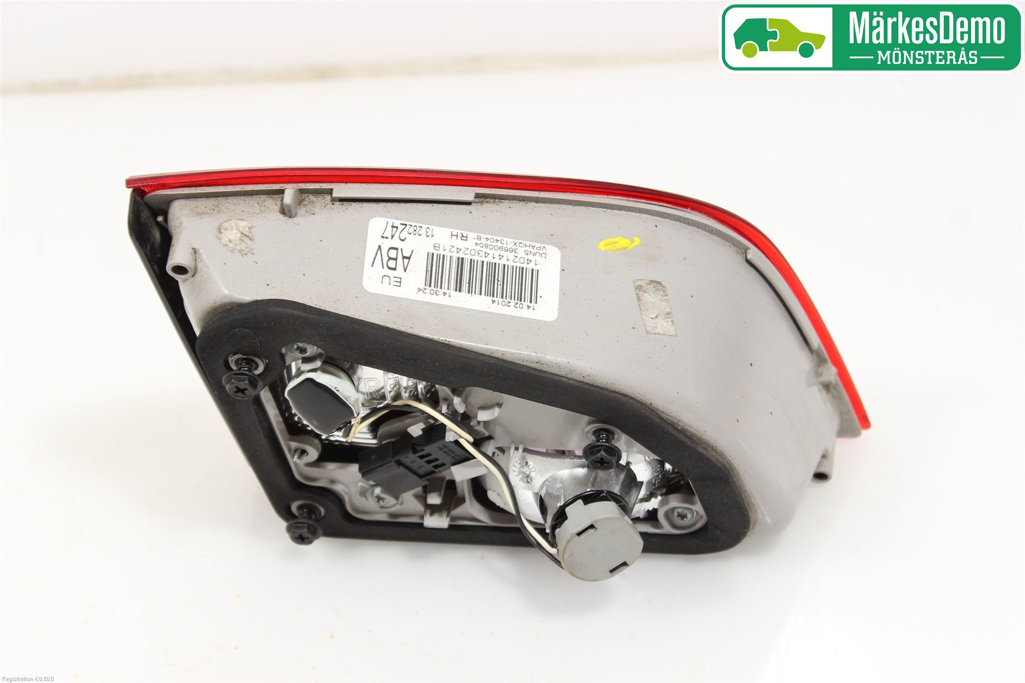 Opel ASTRA J 10-15 Baklykt Høyre  På Luke(Indre)