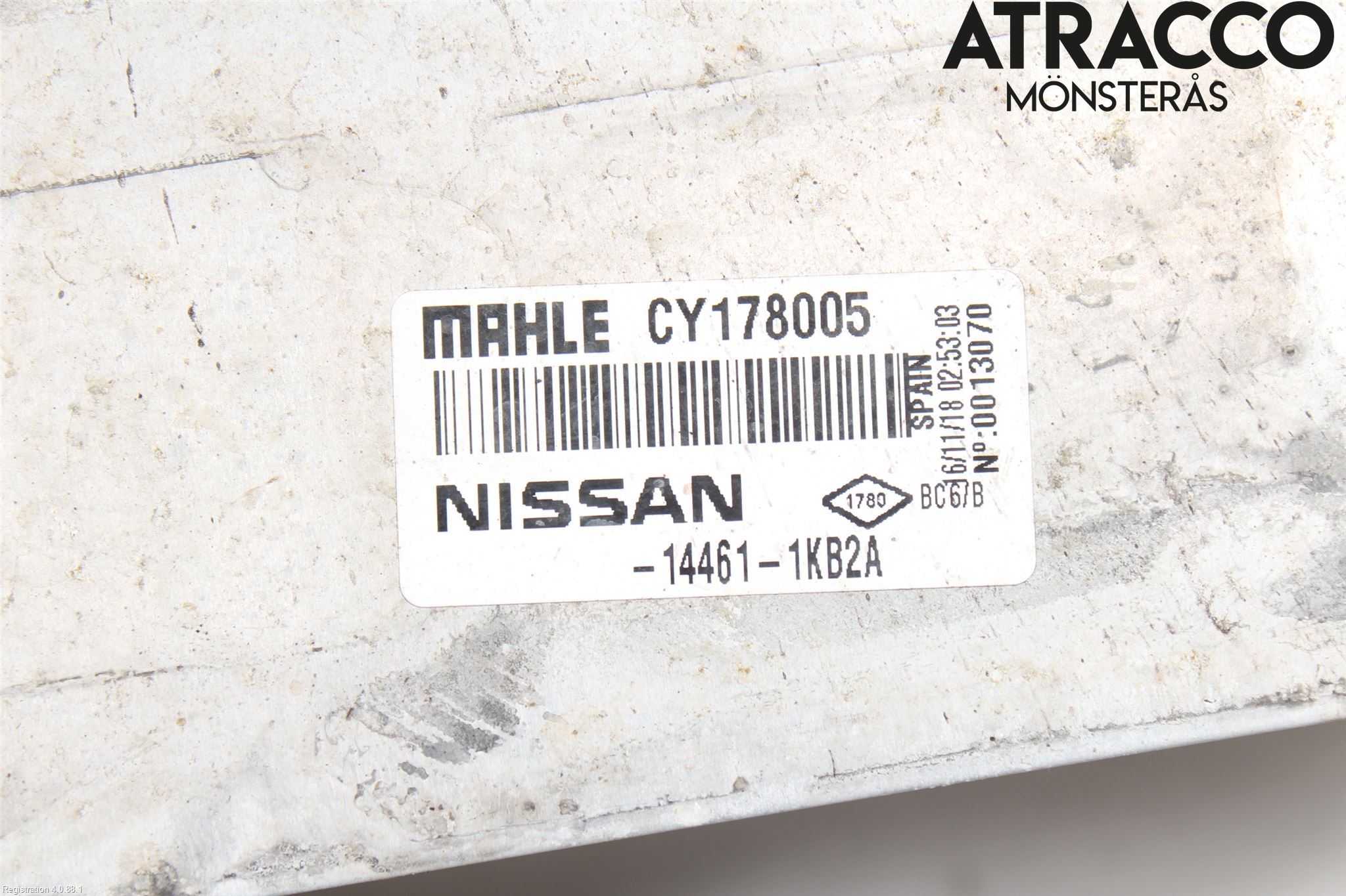 Nissan NV200/NV200 COMBI Intercooler Radiator