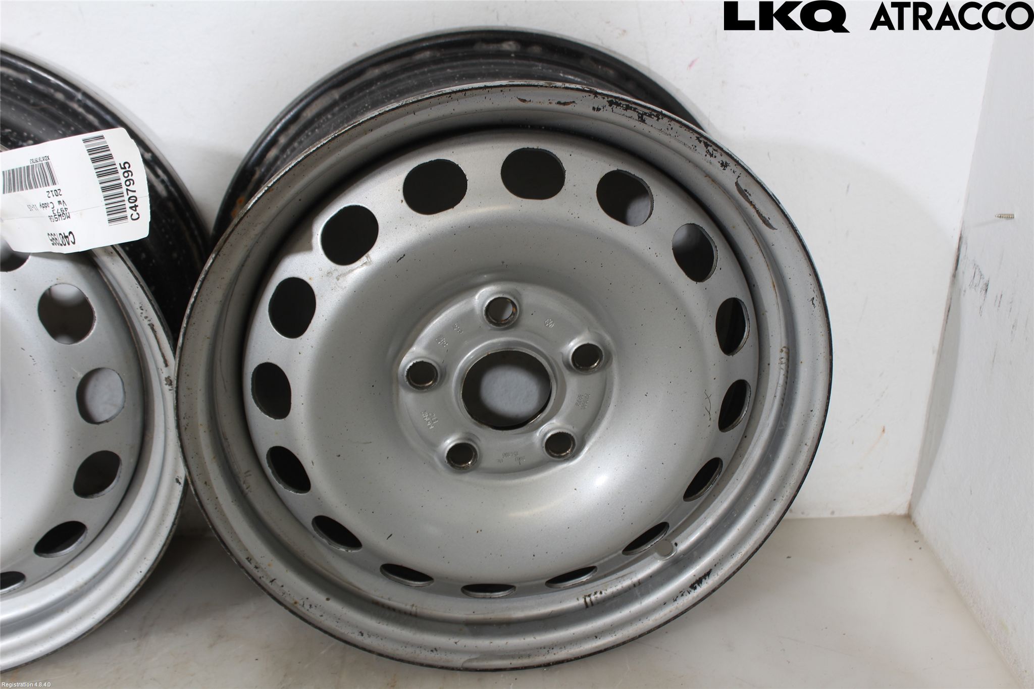 Volkswagen VW CADDY 11-15 Felg Stål Sett 4Stk