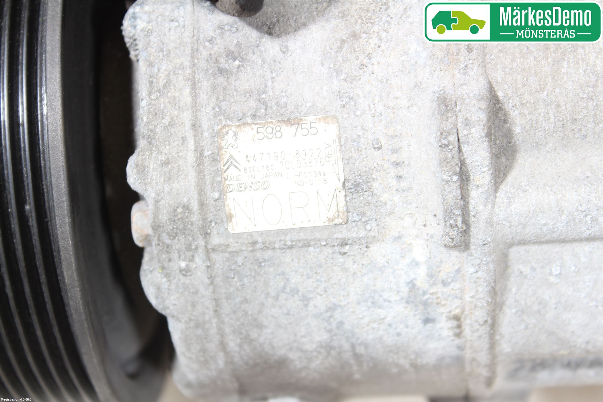 Peugeot 5008 10-16 Varme Ac Kompressor