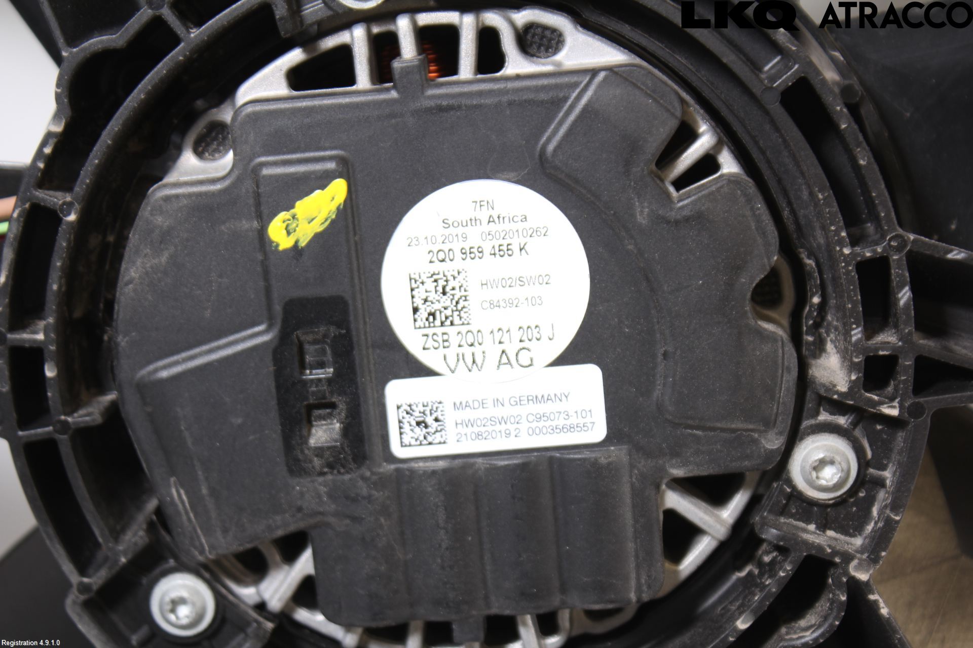 Volkswagen VW POLO VI 18->> Kjølevifte Elektrisk