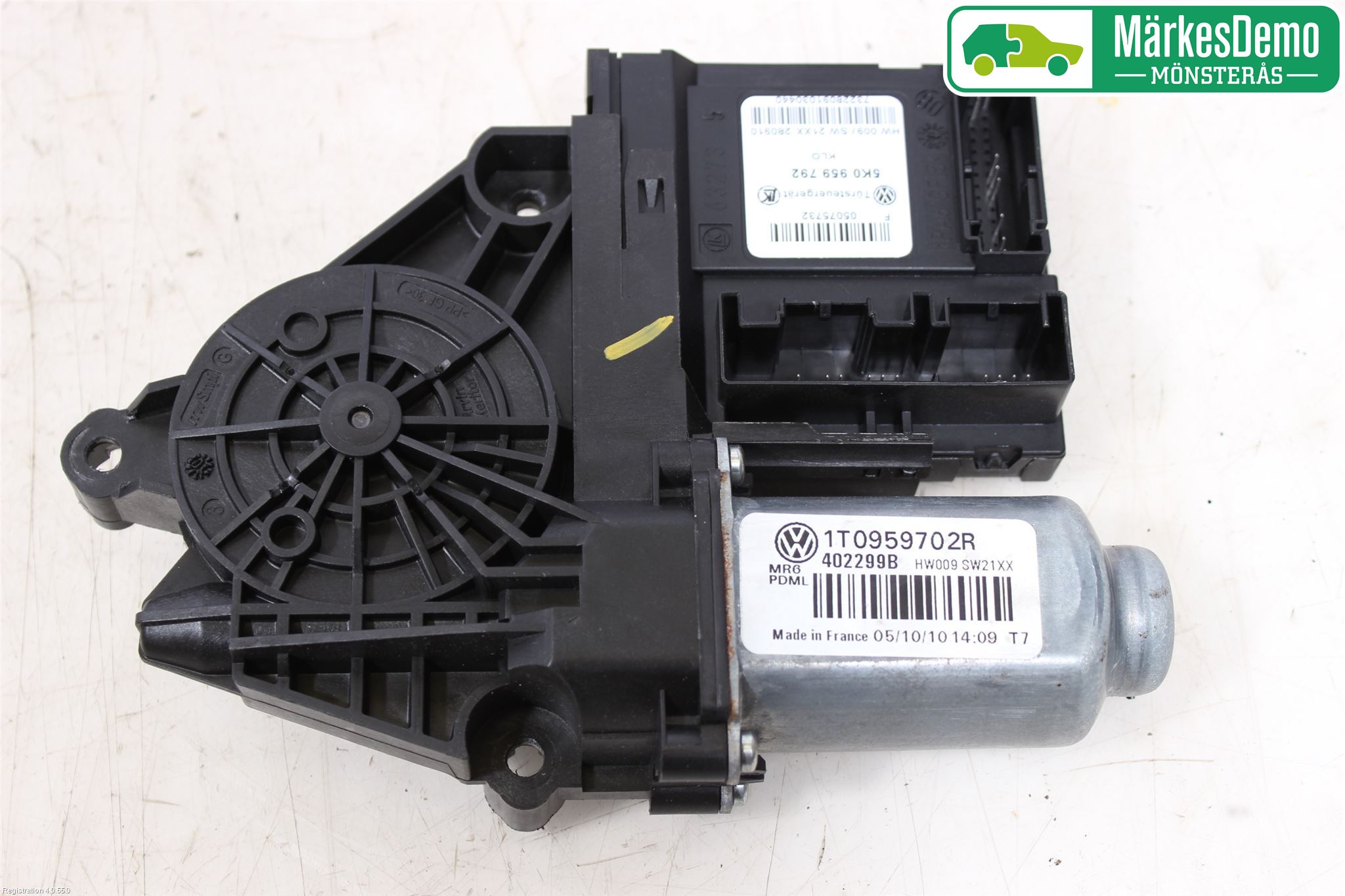 Volkswagen VW TOURAN 10-15 Vindusheismotor