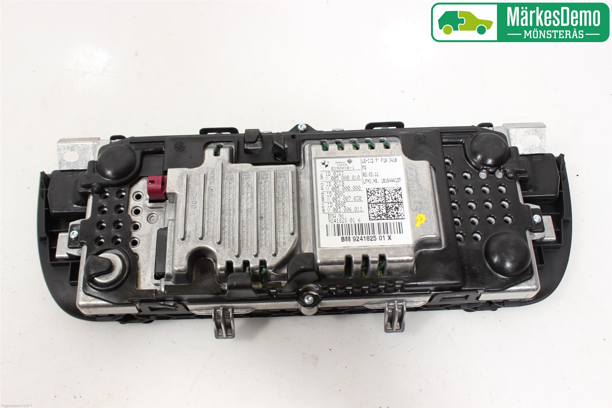 BMW 5 F10/F11/F18 09-17 Instr Skjerm Dvd-Gps-Ac-Tlf
