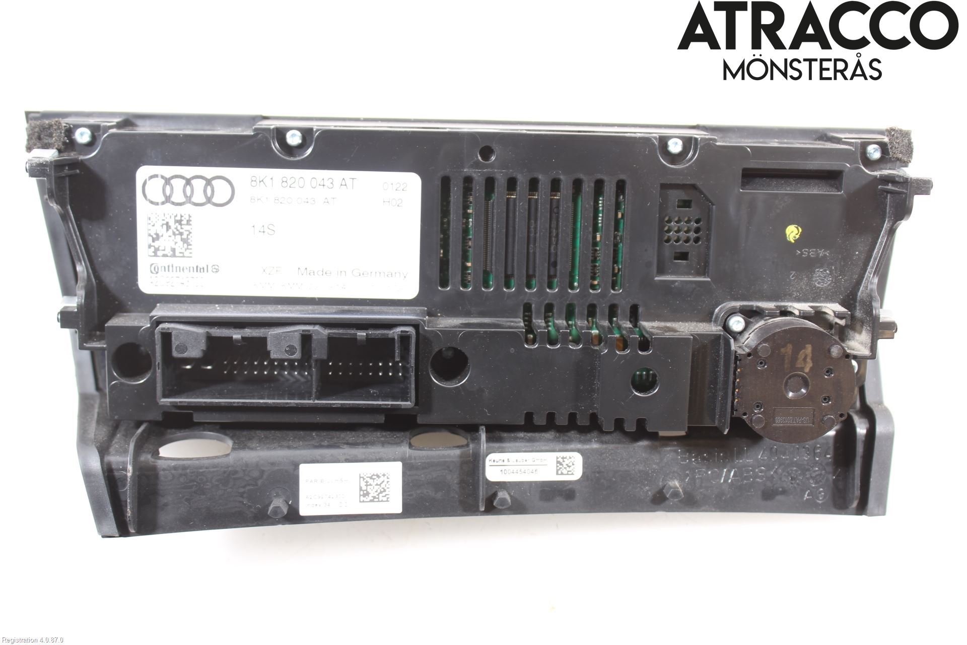 Audi A4 12-15 Varme Ac Betjening-Display