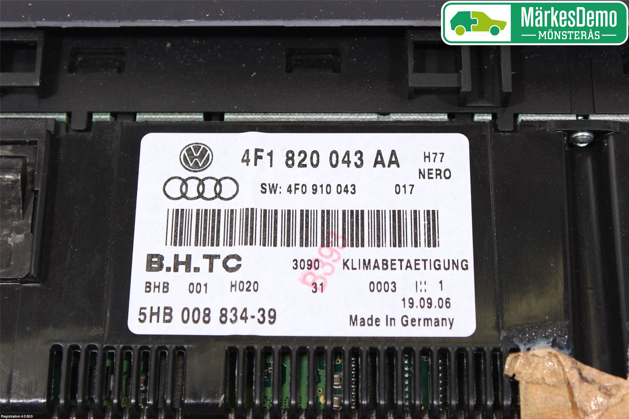 Audi A6/S6     05-11 Varme Ac Betjening-Display