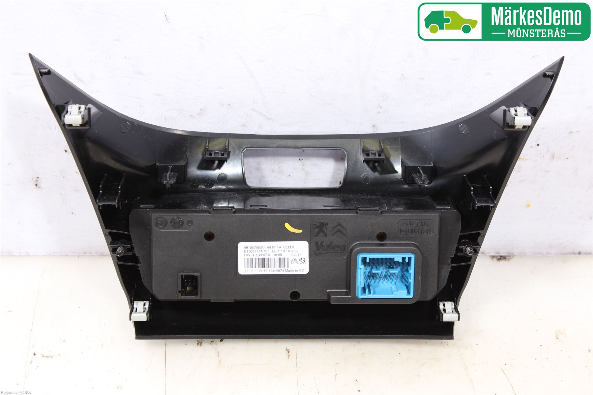 Peugeot 2008 13-20 Varme Ac Betjening-Display