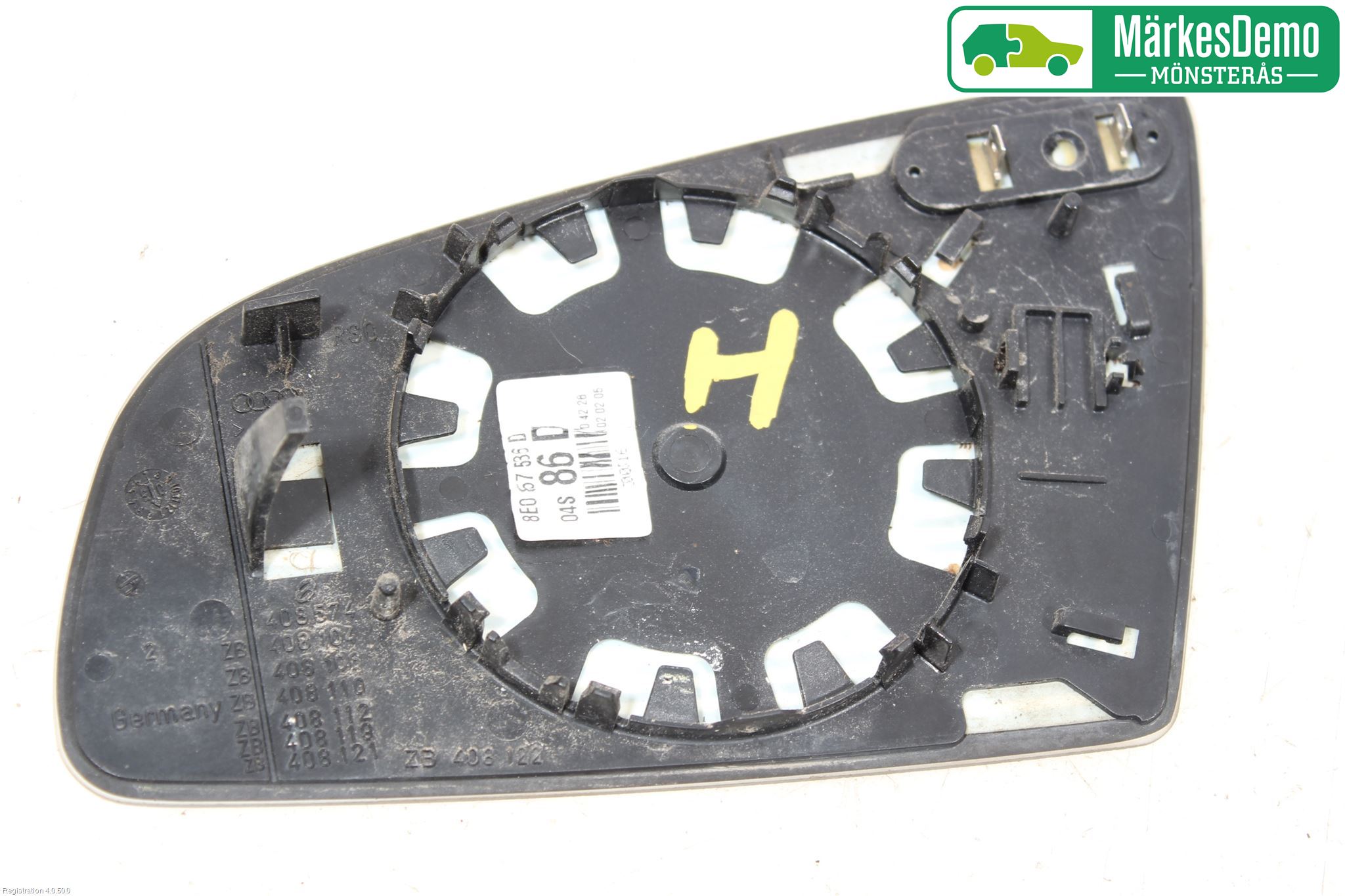 Audi A3/S3     04-05 Speil Glass H