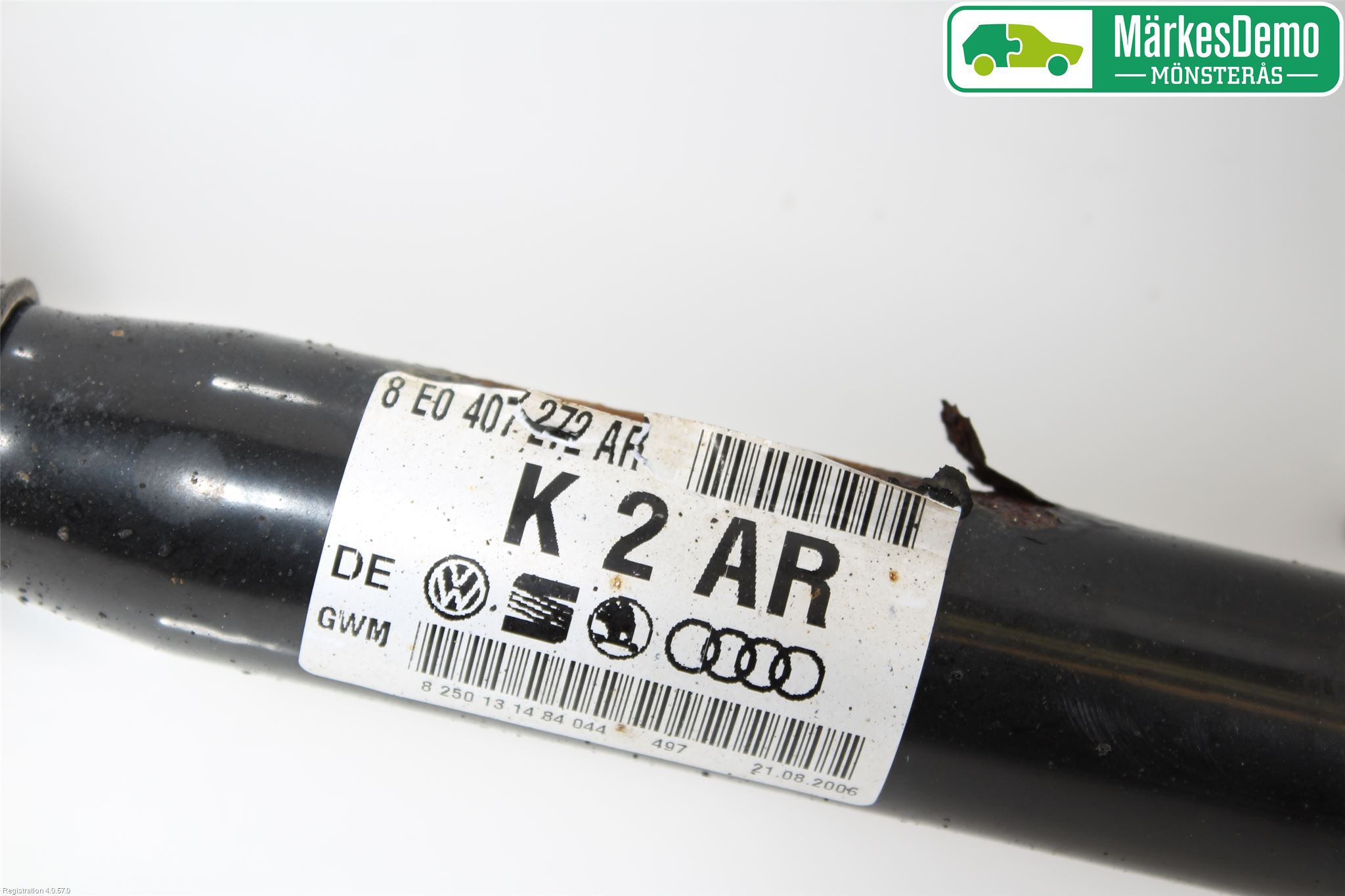 Audi A4/S4 05-07 Drivaksel Foran Kompl Høyre
