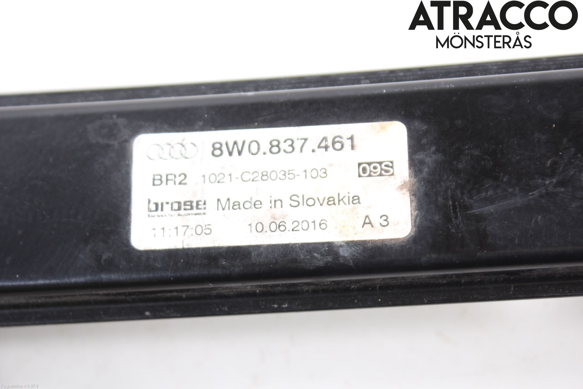 Audi A4/S4 B9 16-19 Vindusheis El Komp
