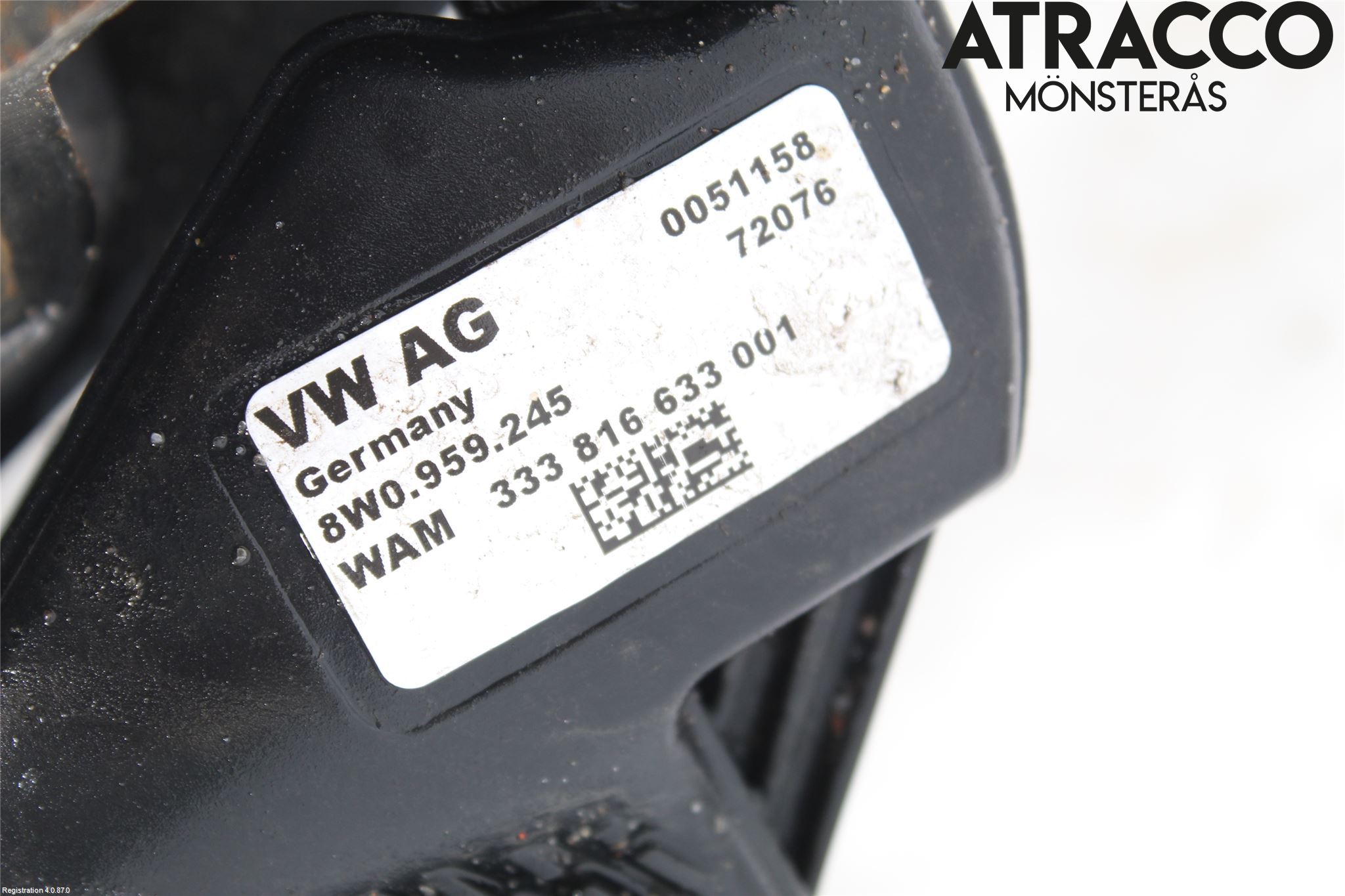 Audi A4/S4 B9 16-19 Tilhengerfeste
