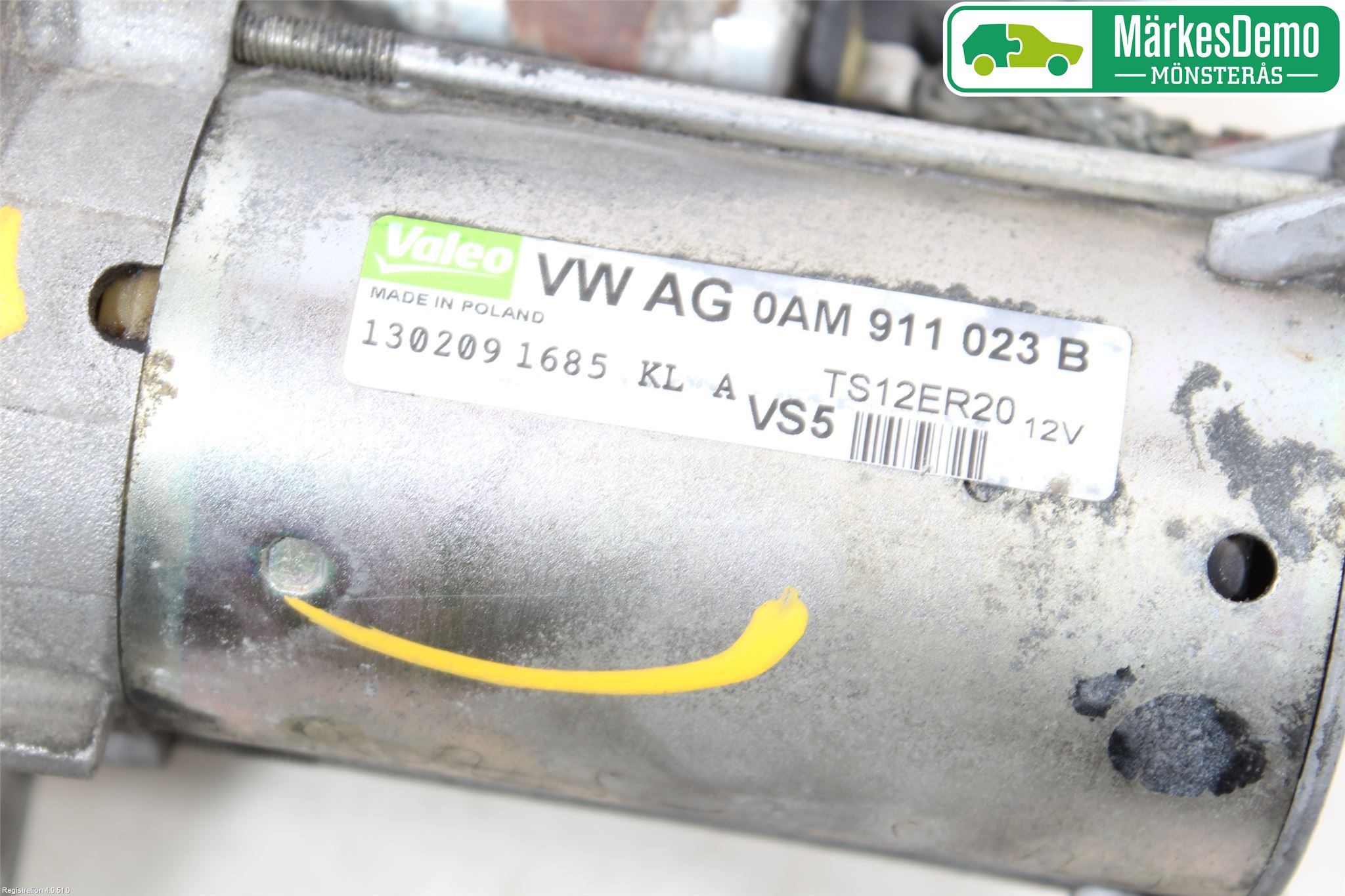 Volkswagen VW PASSAT 05-11 Startmotor