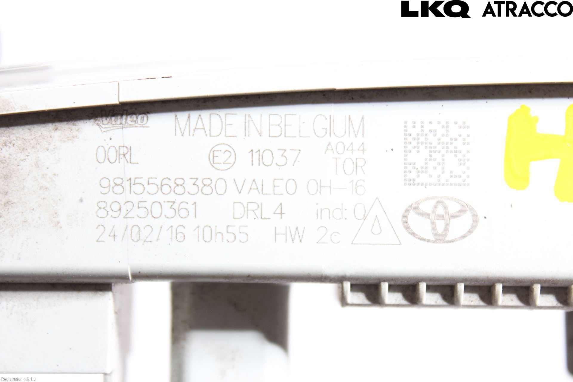 Toyota AYGO 15-21 Frontlykt-Kurve-Tåkelys