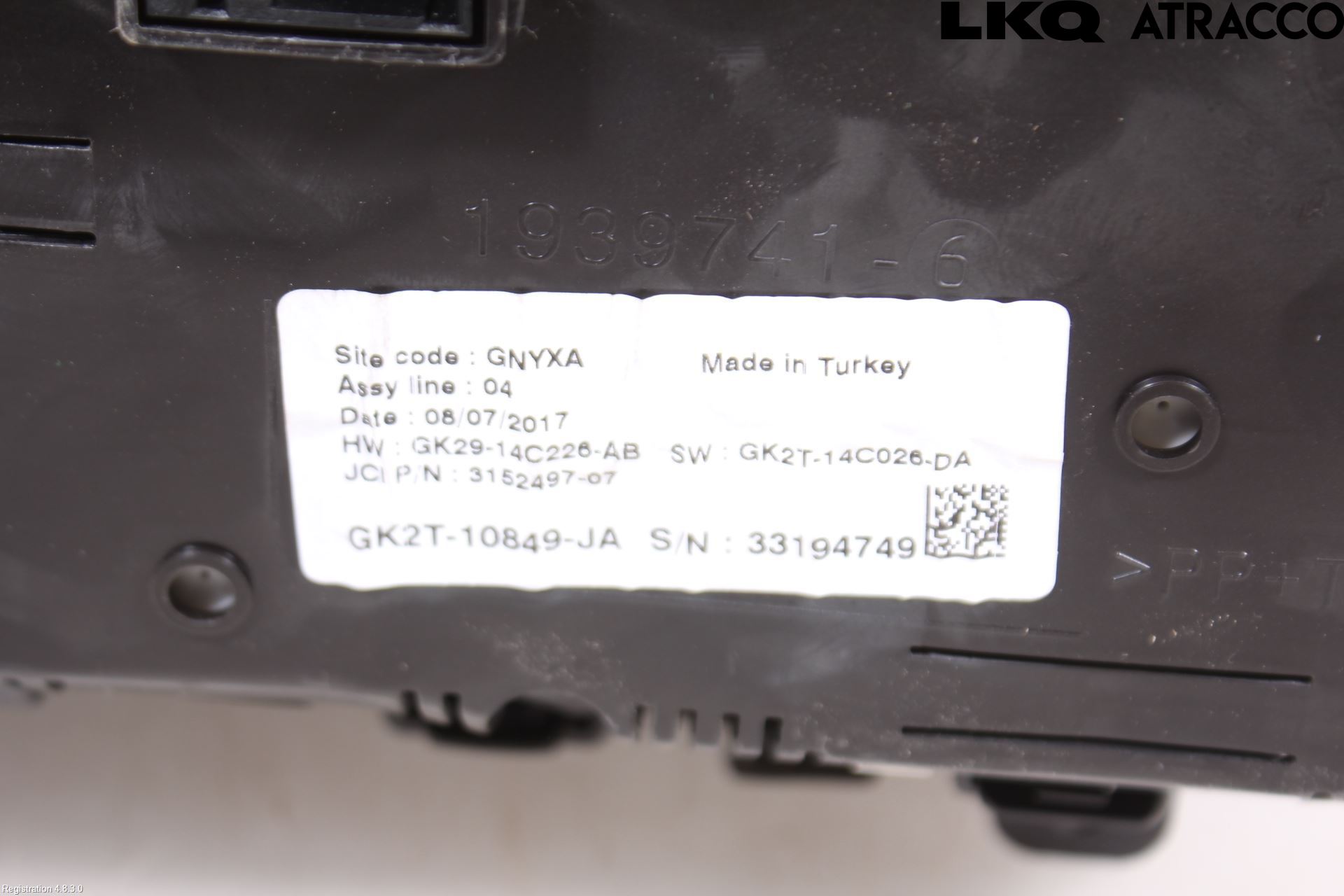 Ford TRANSIT SKÅP/BUSS 14-22 Instr Kombinert