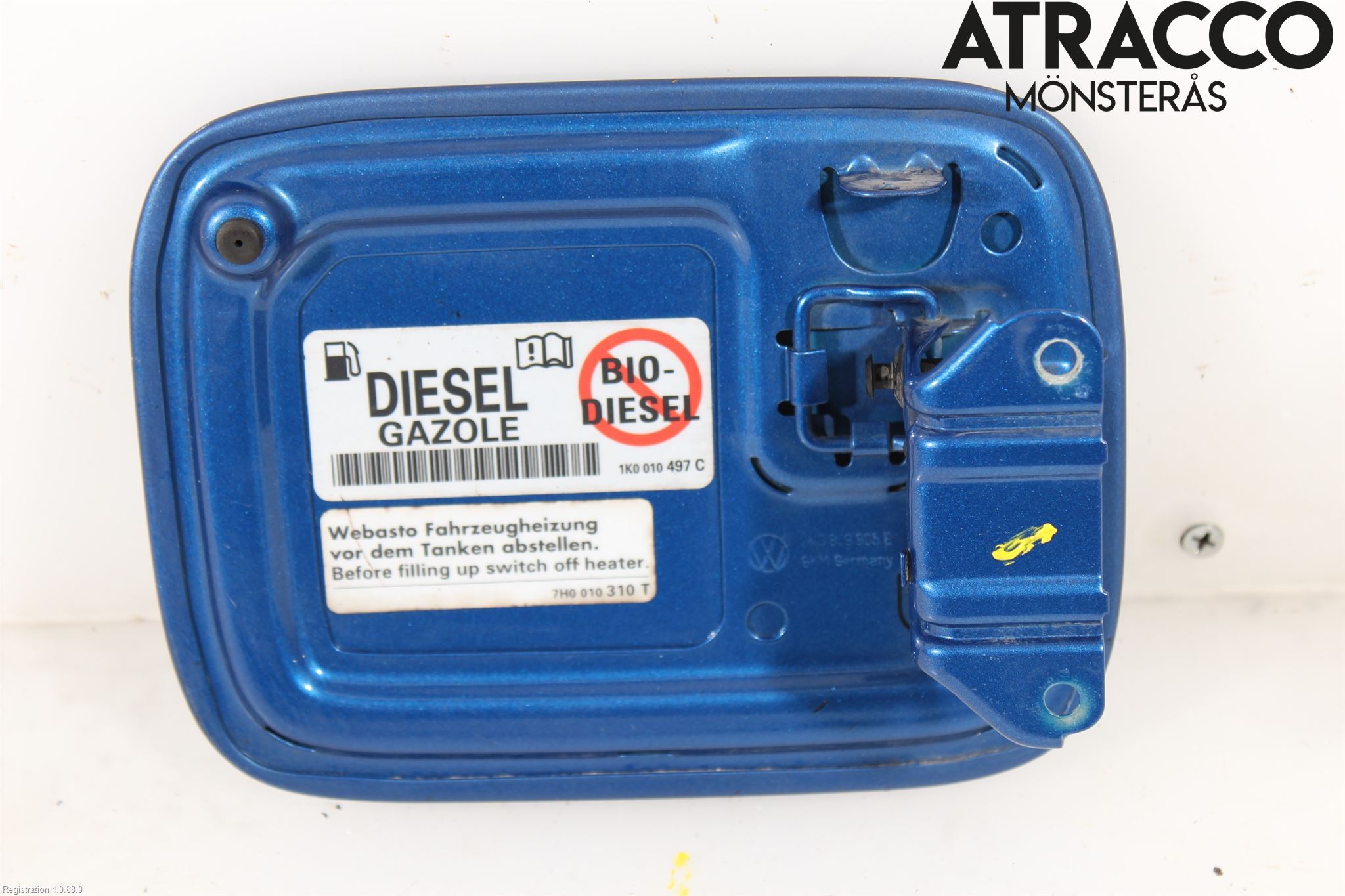 Volkswagen VW CADDY      04-10 Drivstoff Tankluke