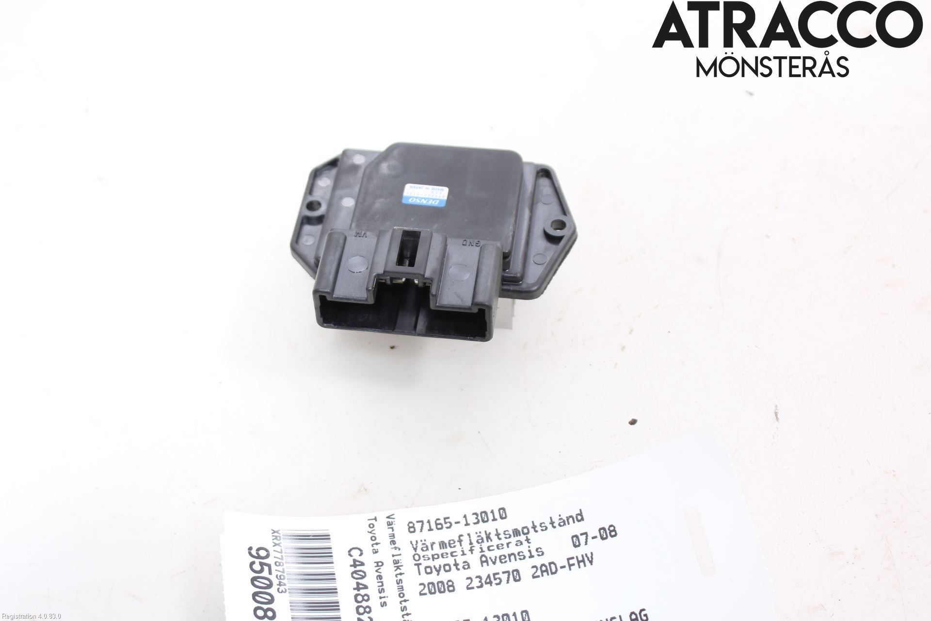 Toyota AVENSIS 07-08 Varmeapparat Viftemotstand