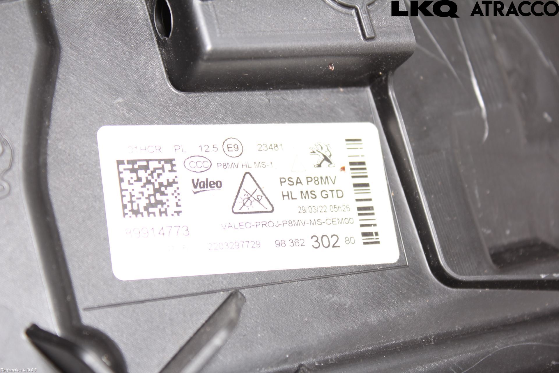 Peugeot 3008 17-24 Frontlykt Venstre