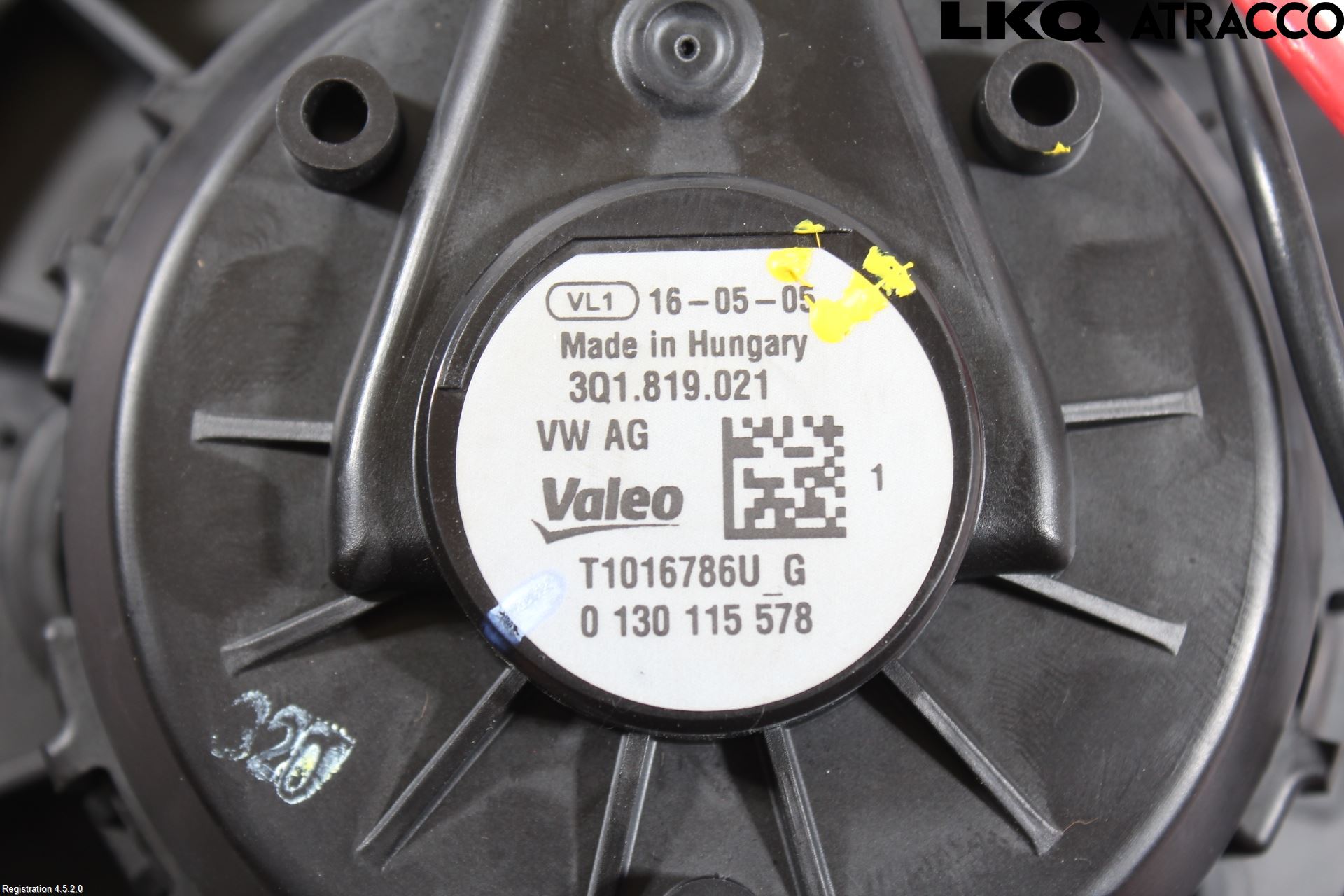 Volkswagen VW TIGUAN 16-24 Varmeapparat Viftemotor