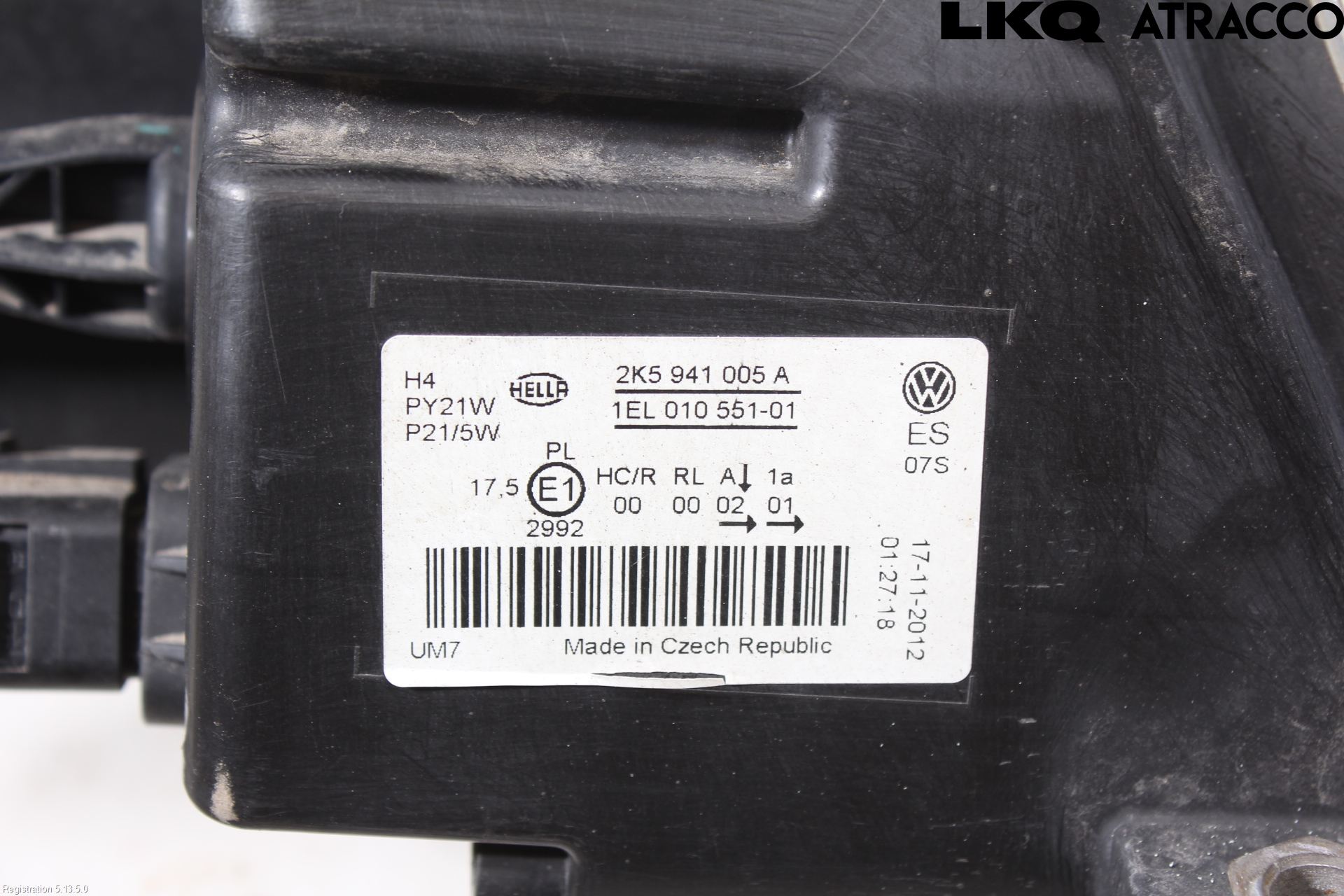 Volkswagen VW CADDY 11-15 Frontlykt Venstre